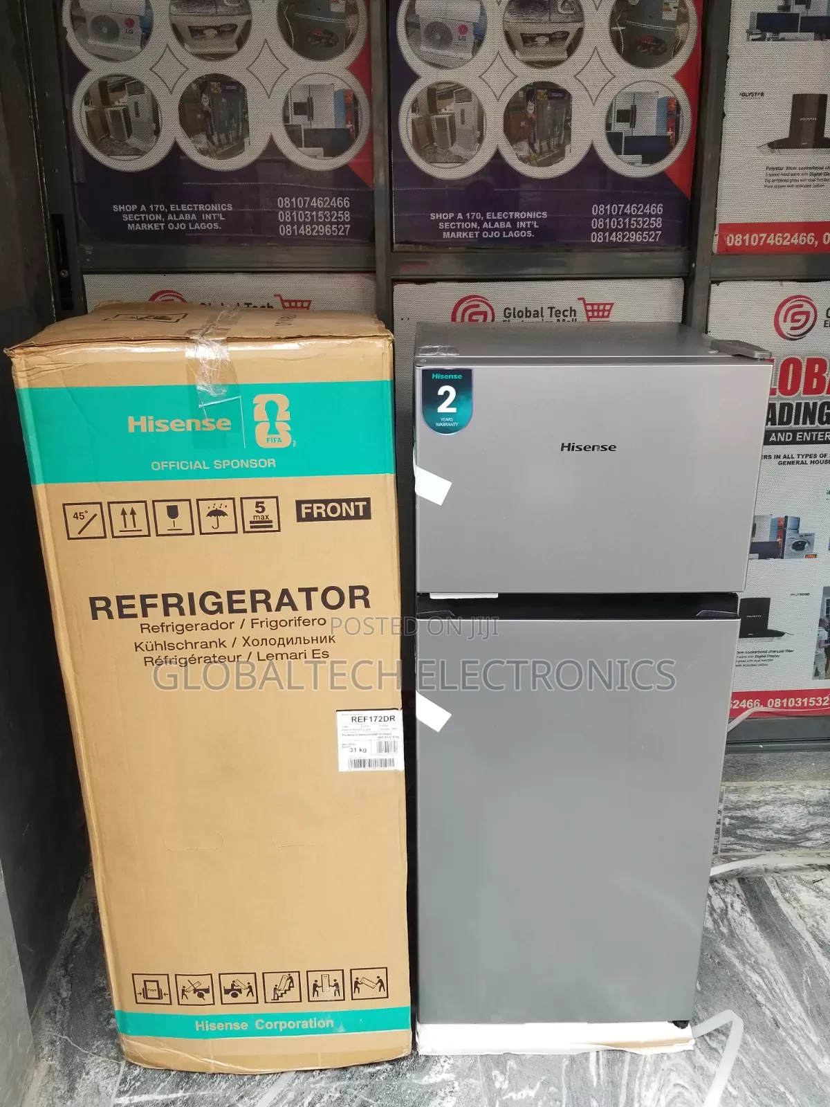 Hisense Top Freezer Refrigerator 124L (172DR)