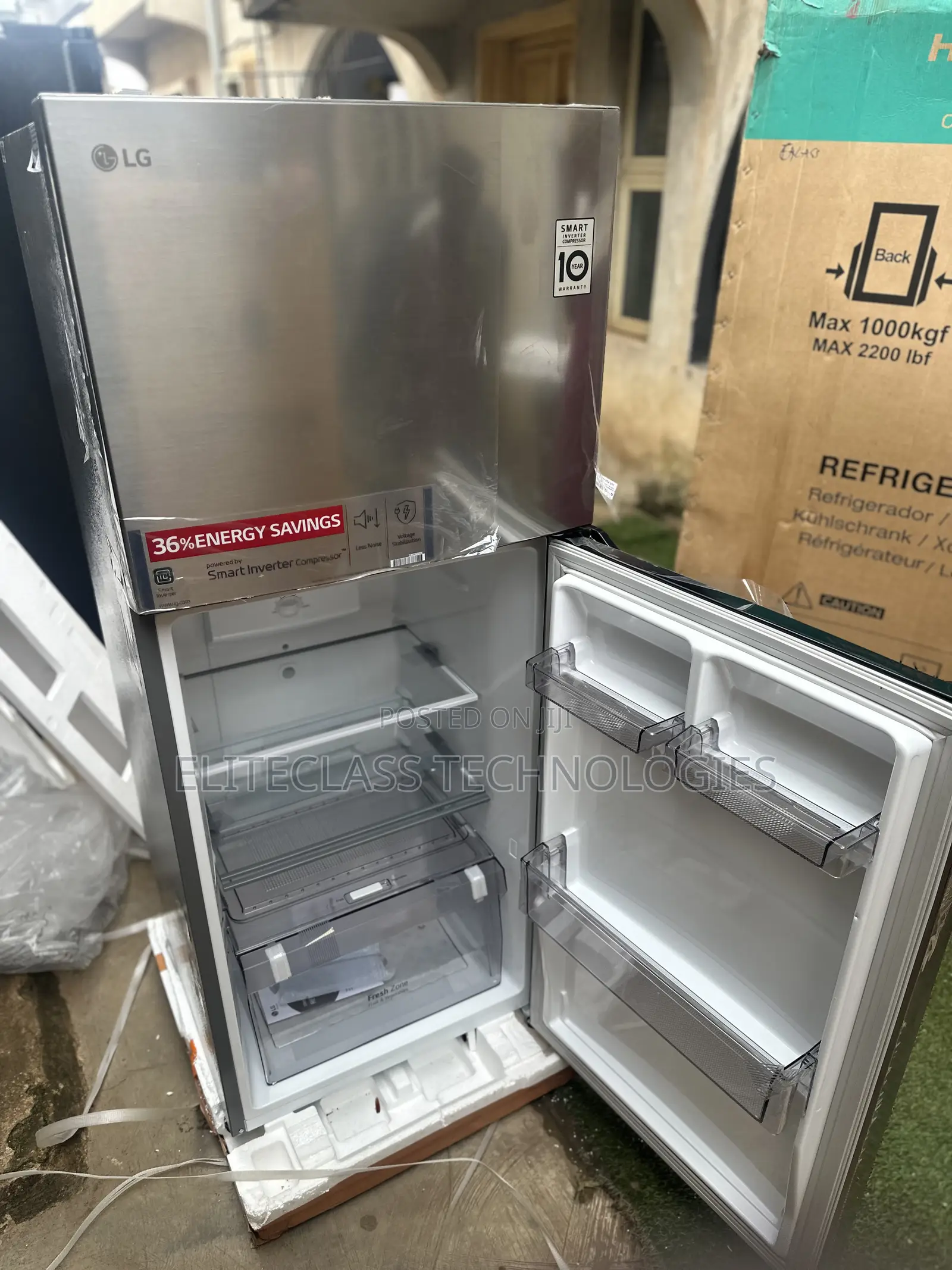 LG GL-C252SLBB Double Door 260L Refrigerator