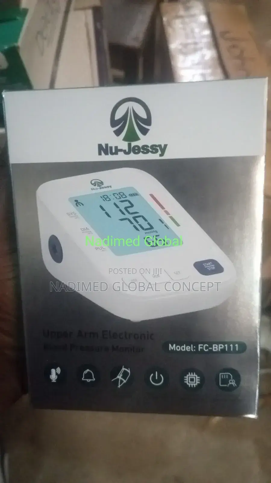 Quality Blood Pressure Monitor, With Big Batter and Big LCD