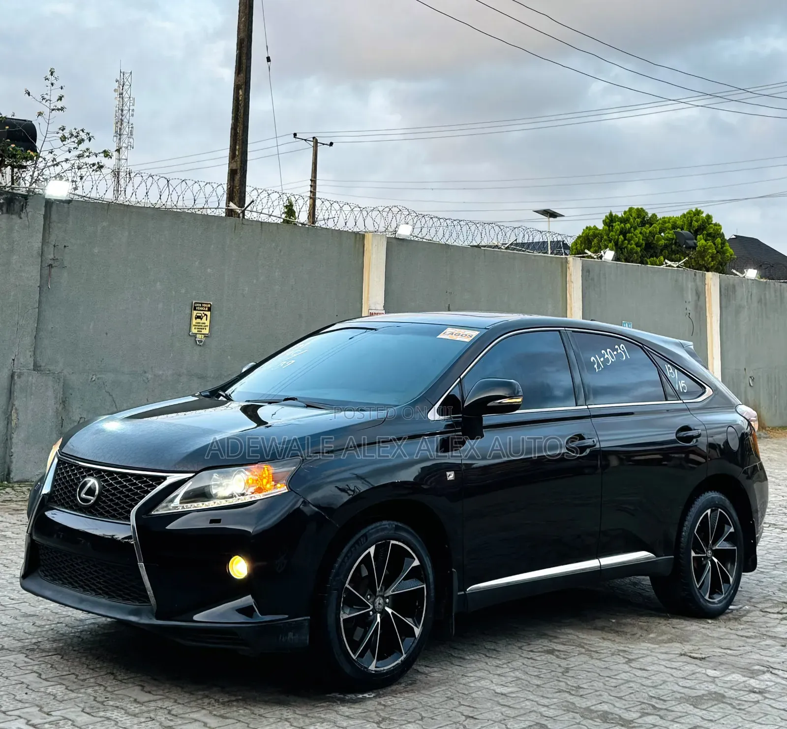Lexus RX 350 F SPORT AWD 2013 Black