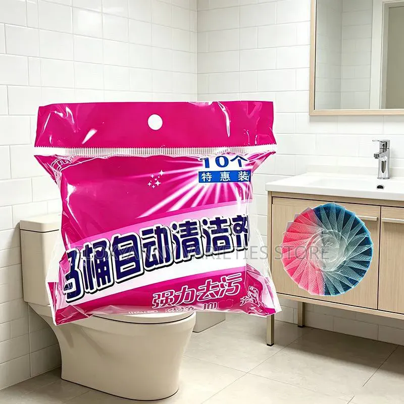 Blue Bubble Toilet Cleaner Deodorizing Block
