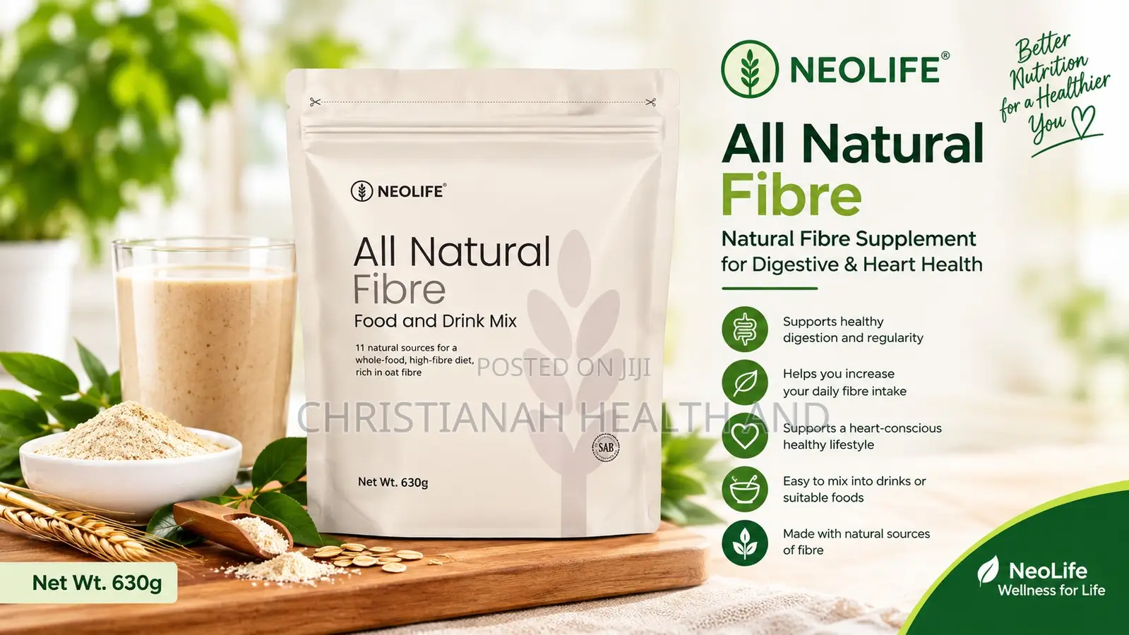 All Natural Fibre Supplement –Heart and Digestive Health