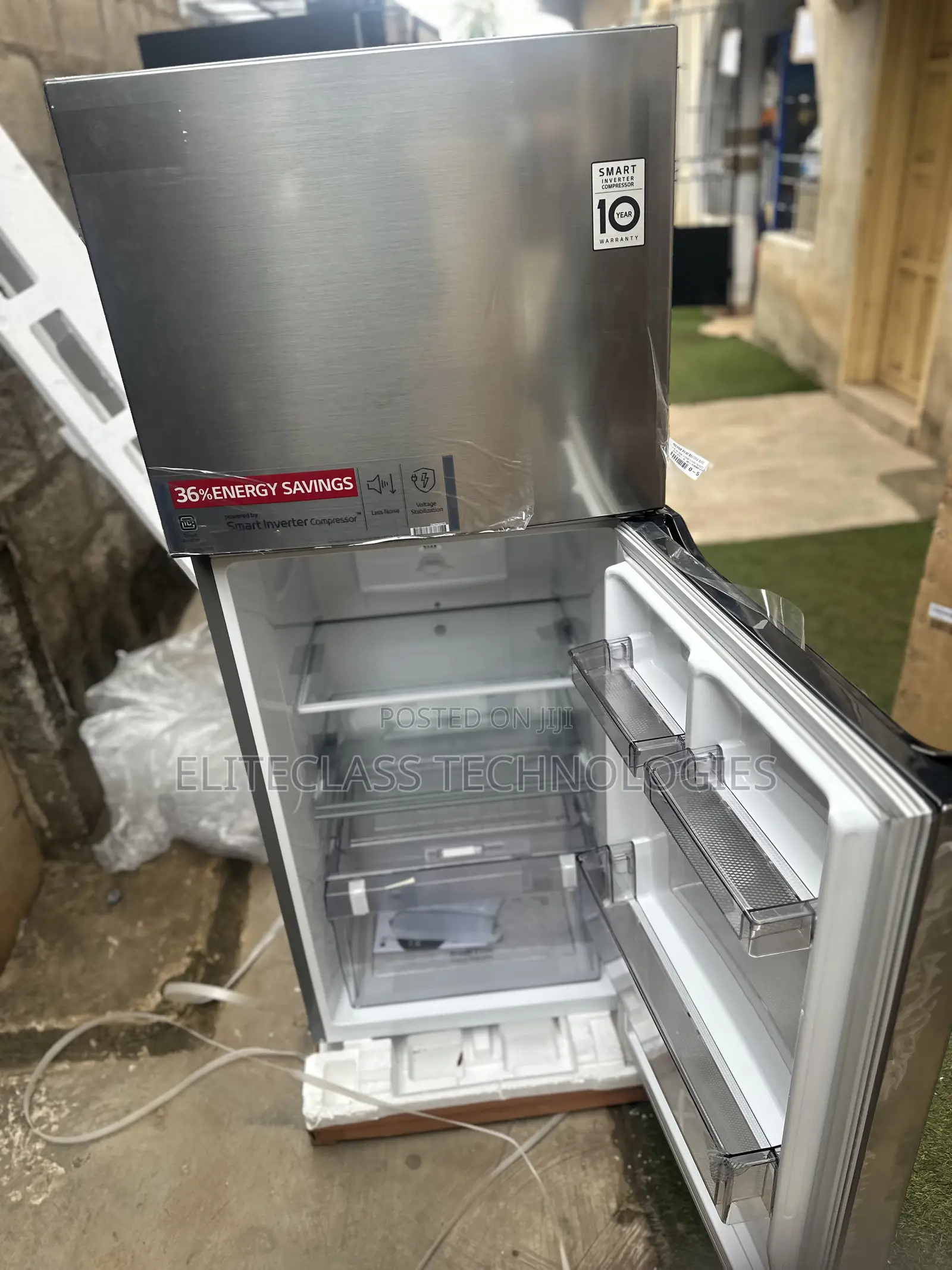 260L LG Inverter Refrigerator Model GL-C252SLBB