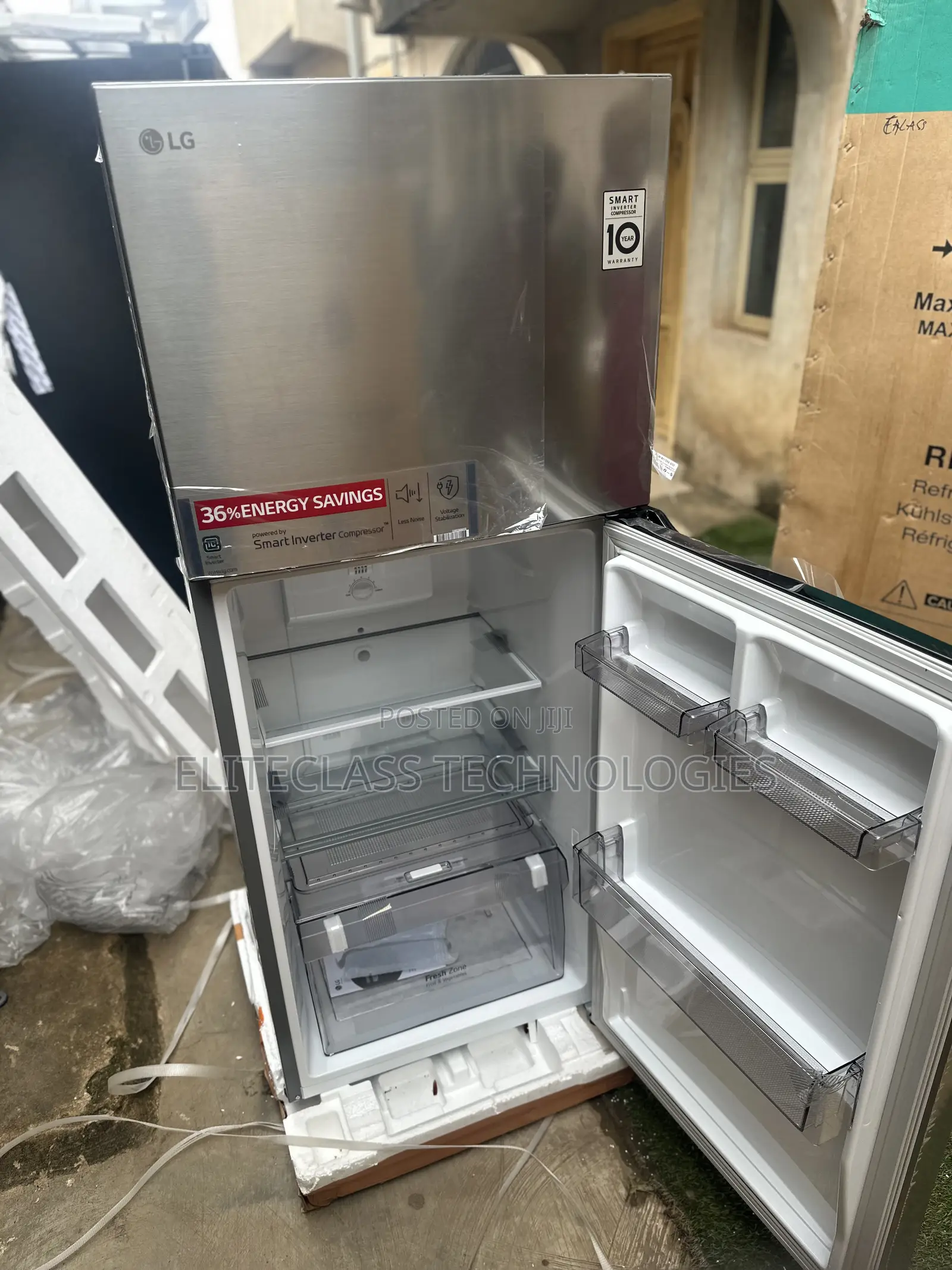 260L LG Inverter Refrigerator Model GL-C252SLBB