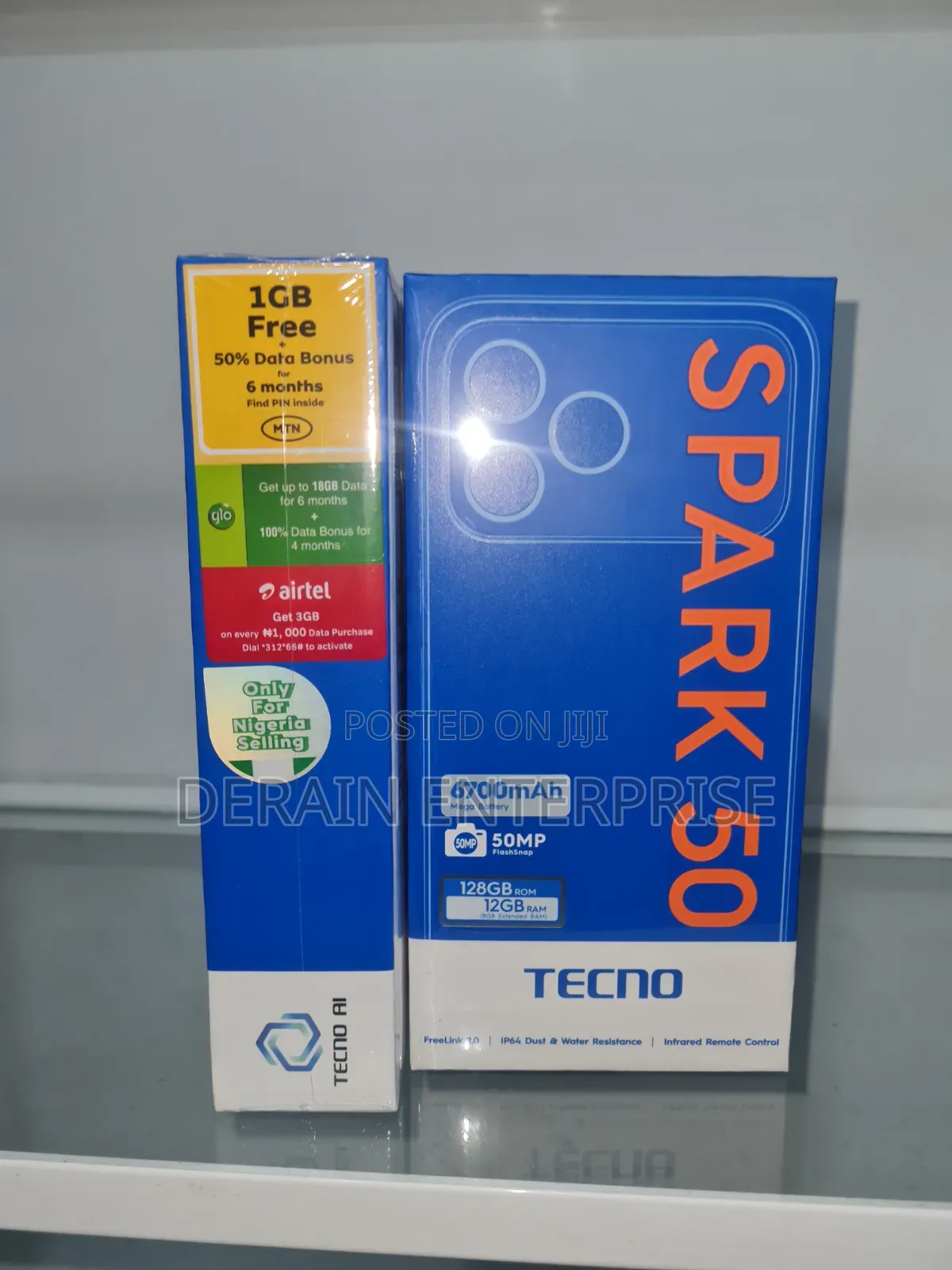 New Tecno Spark 50 128 GB Black