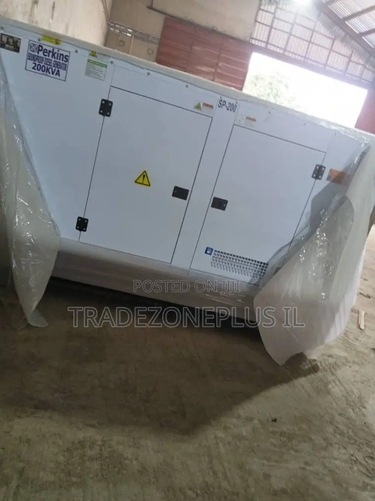 Perkins 200kVA Soundproof Generator for Sale Today
