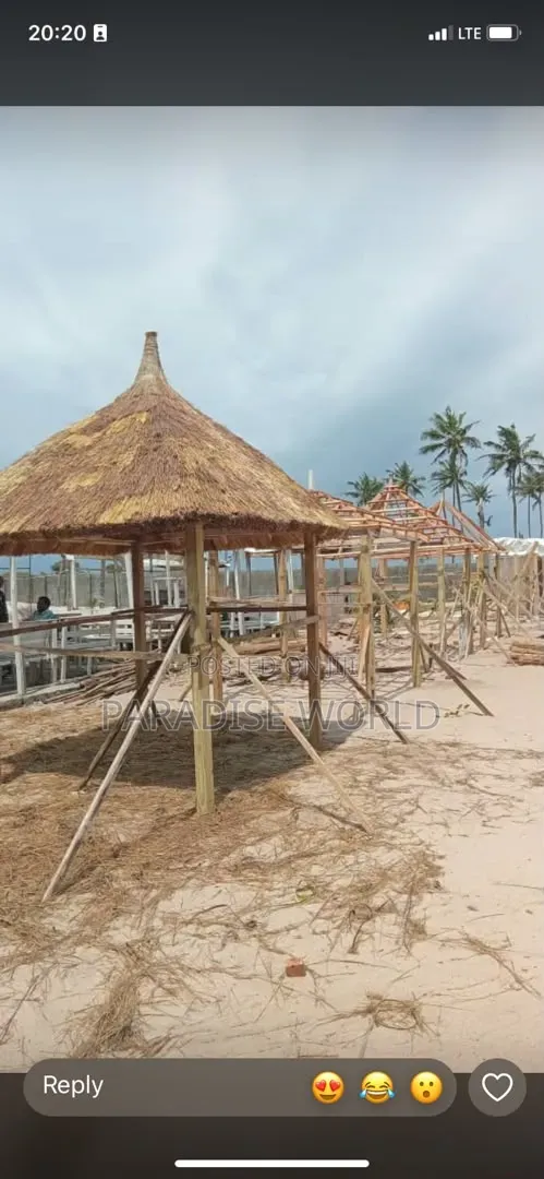 We Design and Construct International Thatch Hiuse