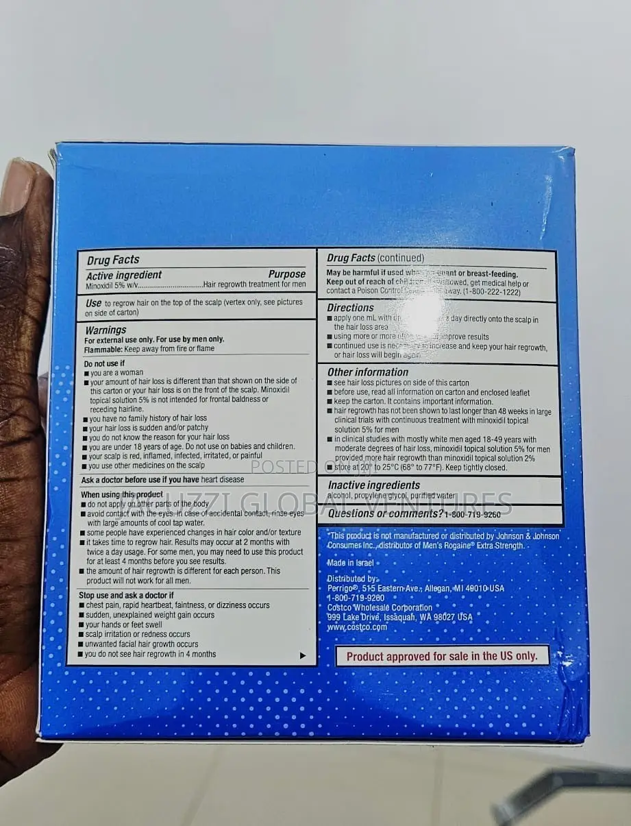 Kirkland Signature Minoxidil Topical Solution USP 5%