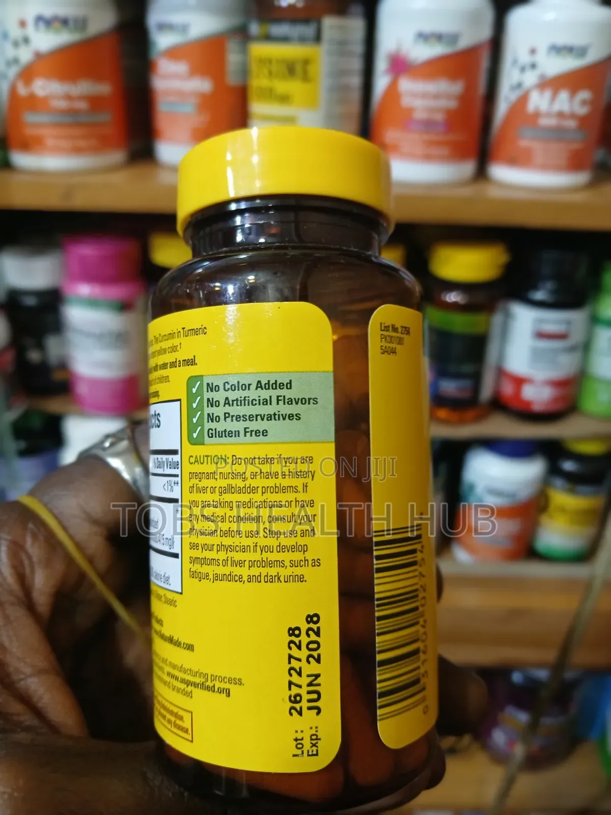 Nature Made Turmeric Curcumin 500mg – 60 Capsules