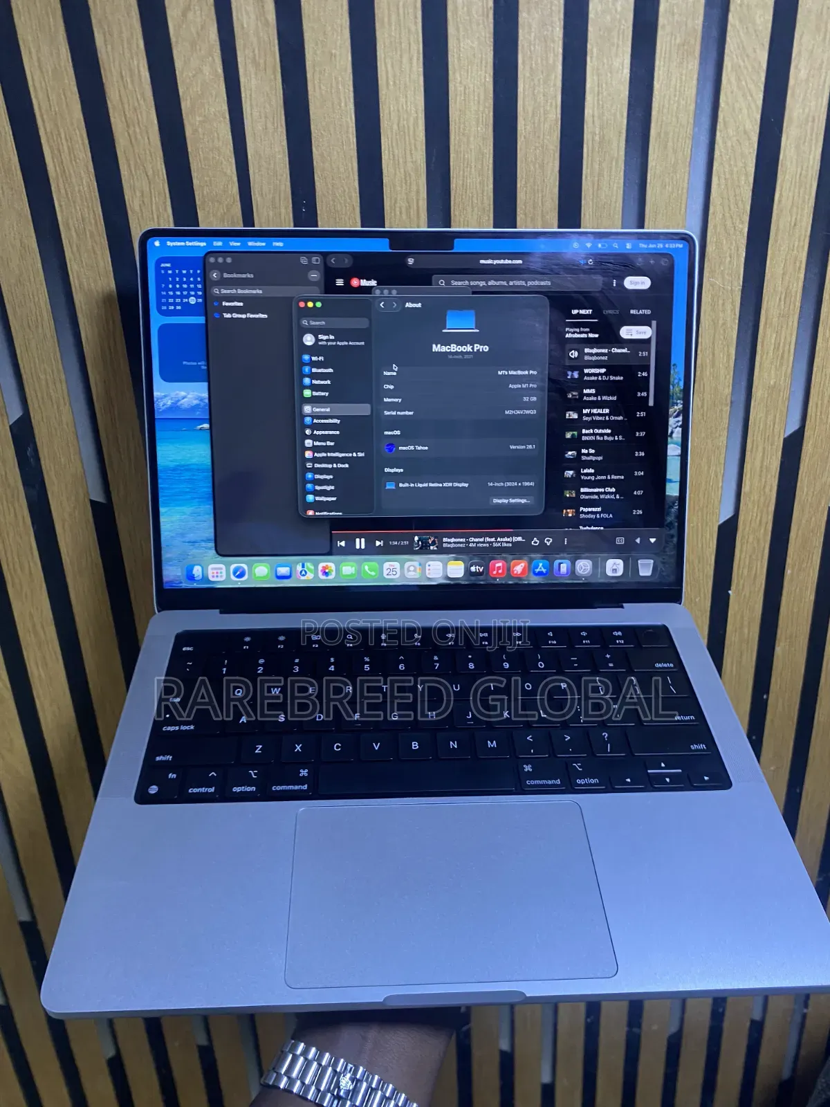 Laptop Apple MacBook Pro 2021 M1 32GB Apple M1 Pro SSD 1T