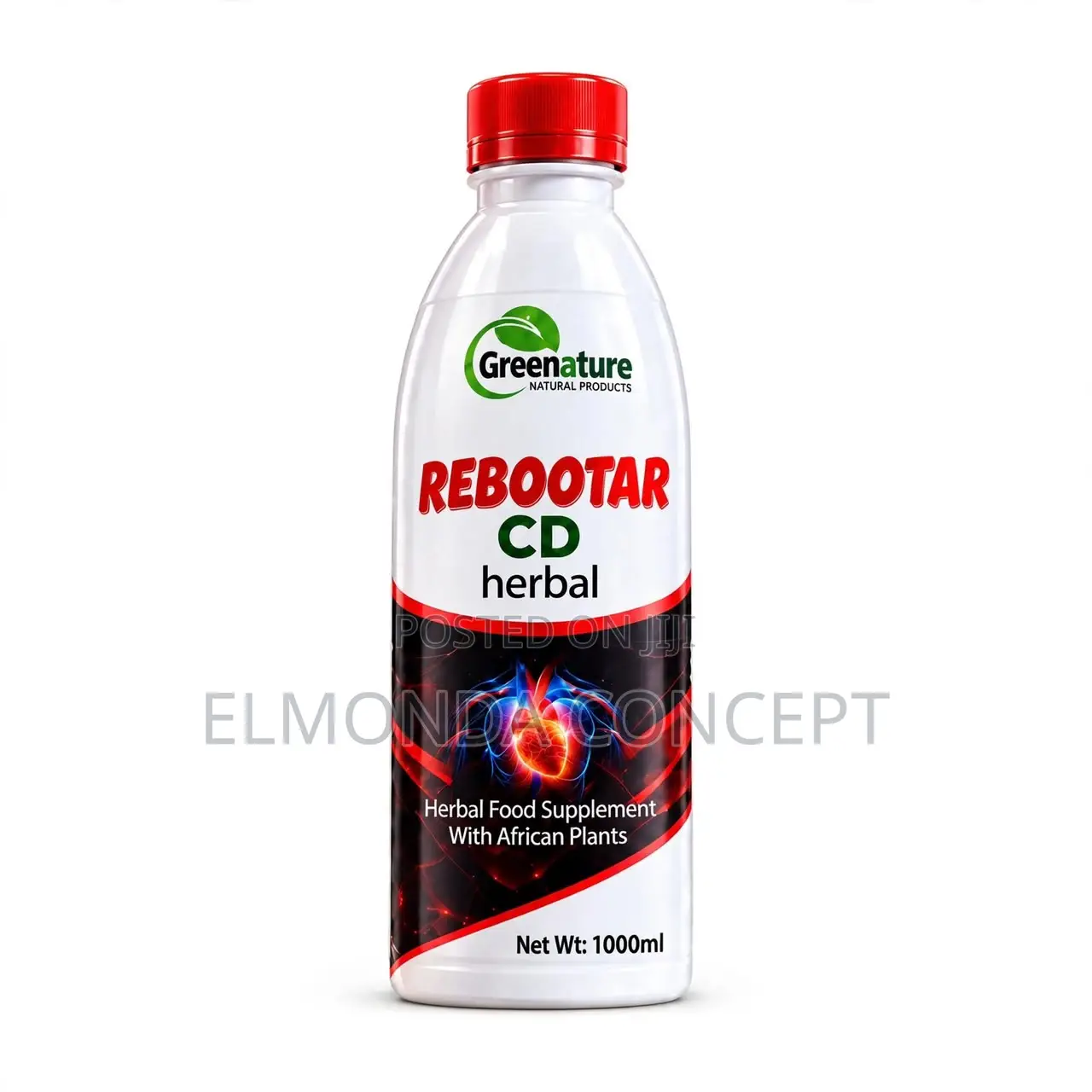 Rebootar CD Herbal 1000ml – Heart Health Blood Circulation Support