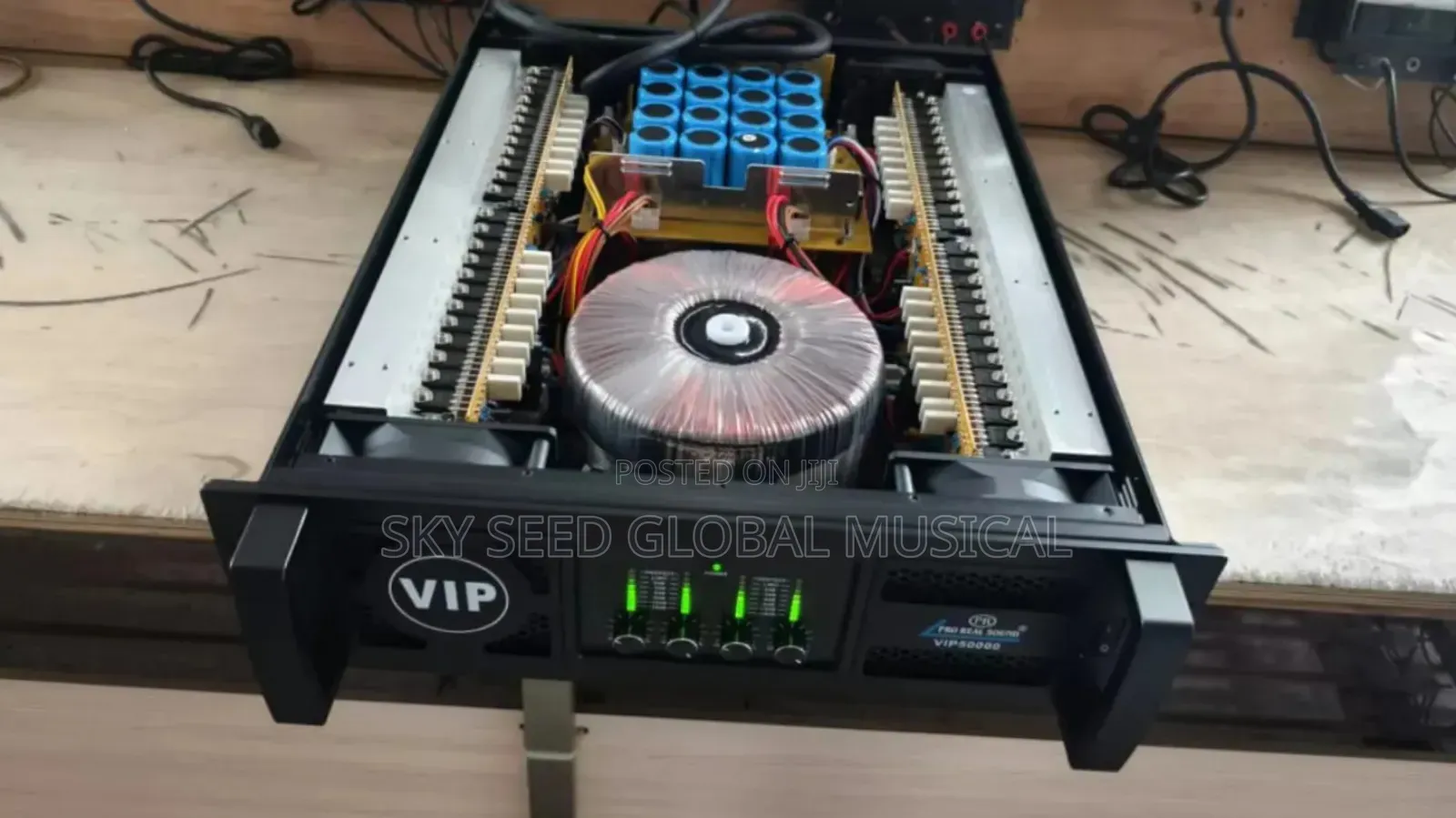 Powerful VIP50000 4 Channel Amplifier.