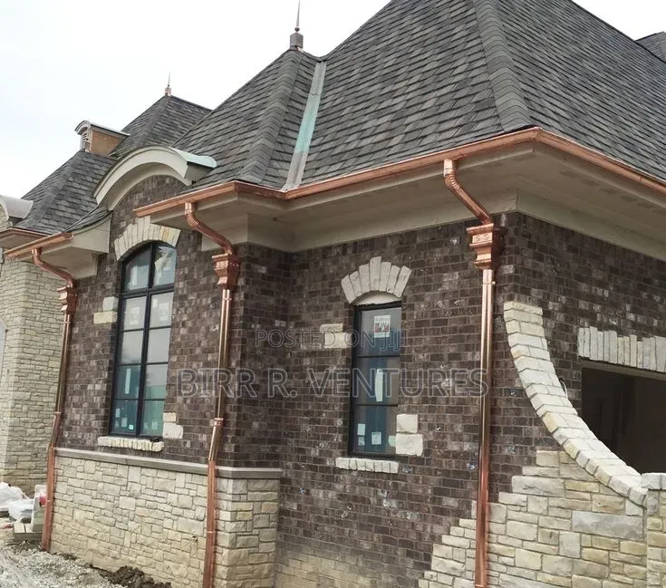 Copper Gutter Installation Work