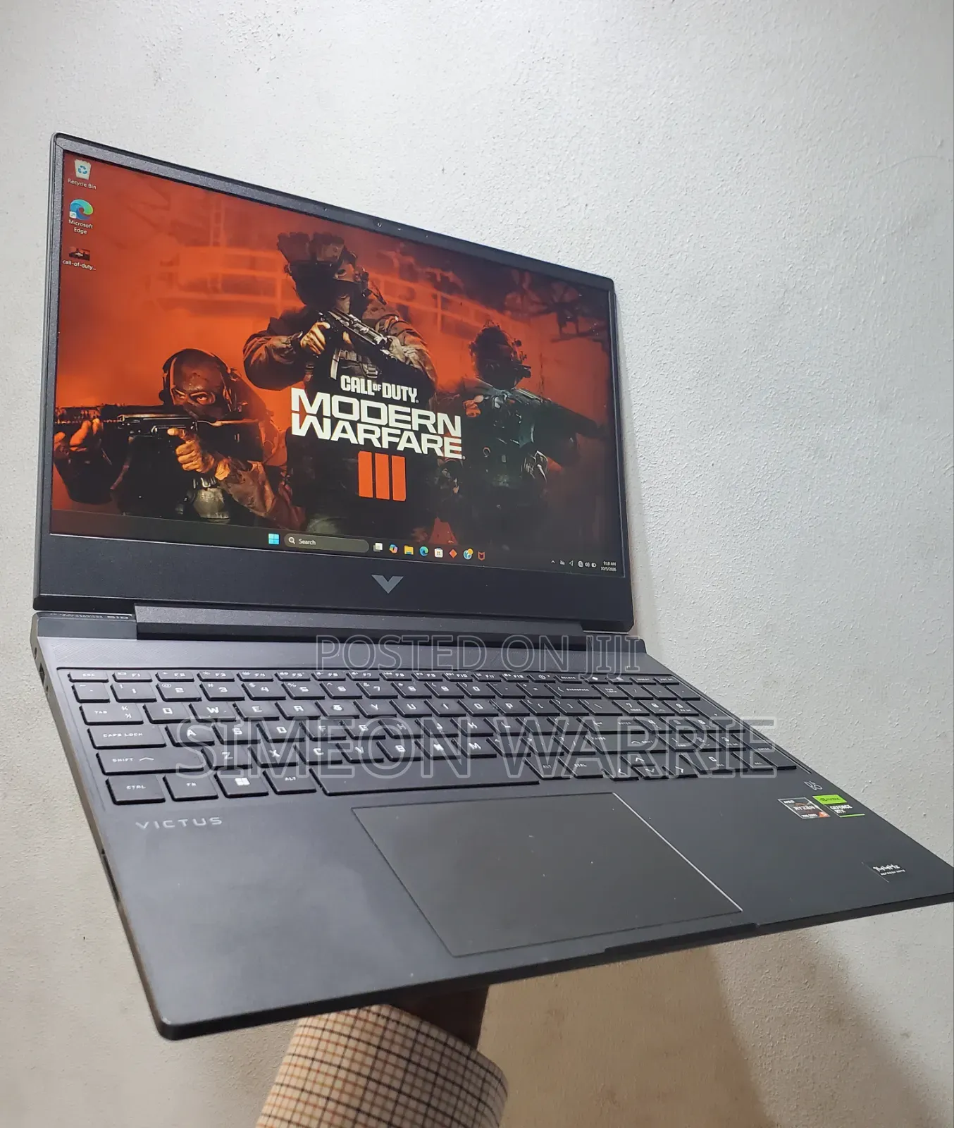 Laptop HP Victus 15 16GB AMD Ryzen 5 SSD 512GB