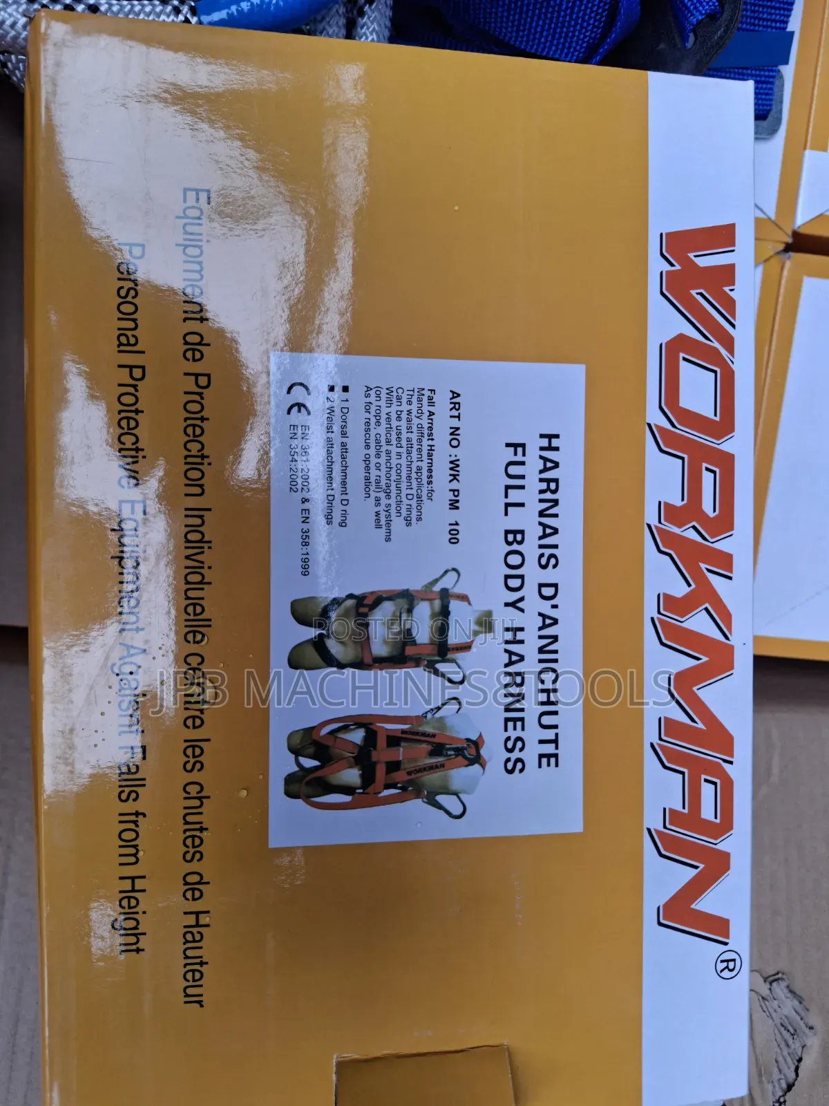 Workman Full Body Harness Blue
