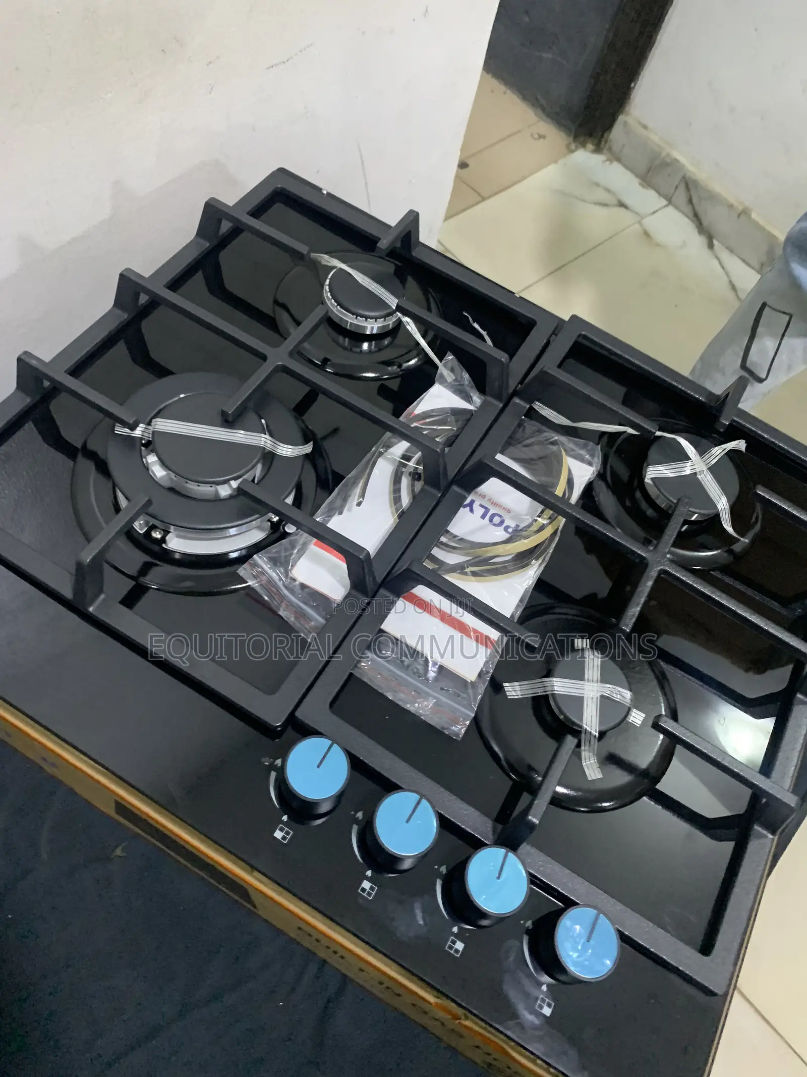 Polystar PV-JY60G4 4 Burner Hob – Modern Gas Cooker for Multiple Pots