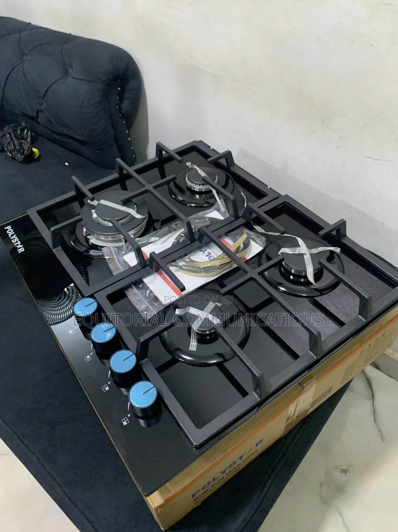 Polystar 4 Gas Burner Built-in Hob PV-JY60G4 Compact & Stylish Kitchen