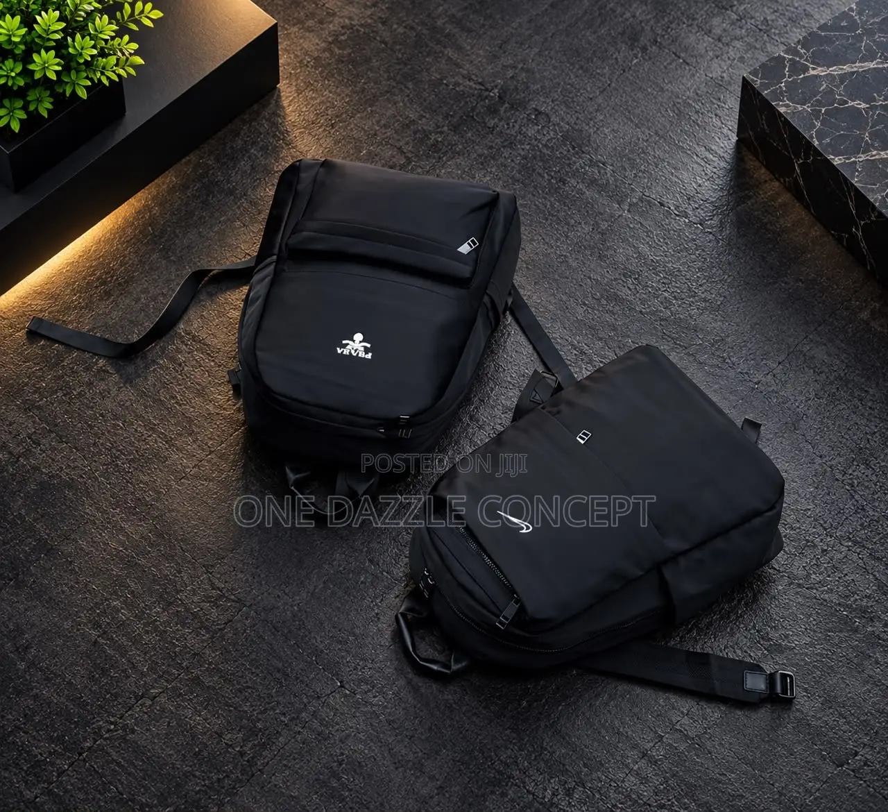 Black Duffle and Backpack Collection