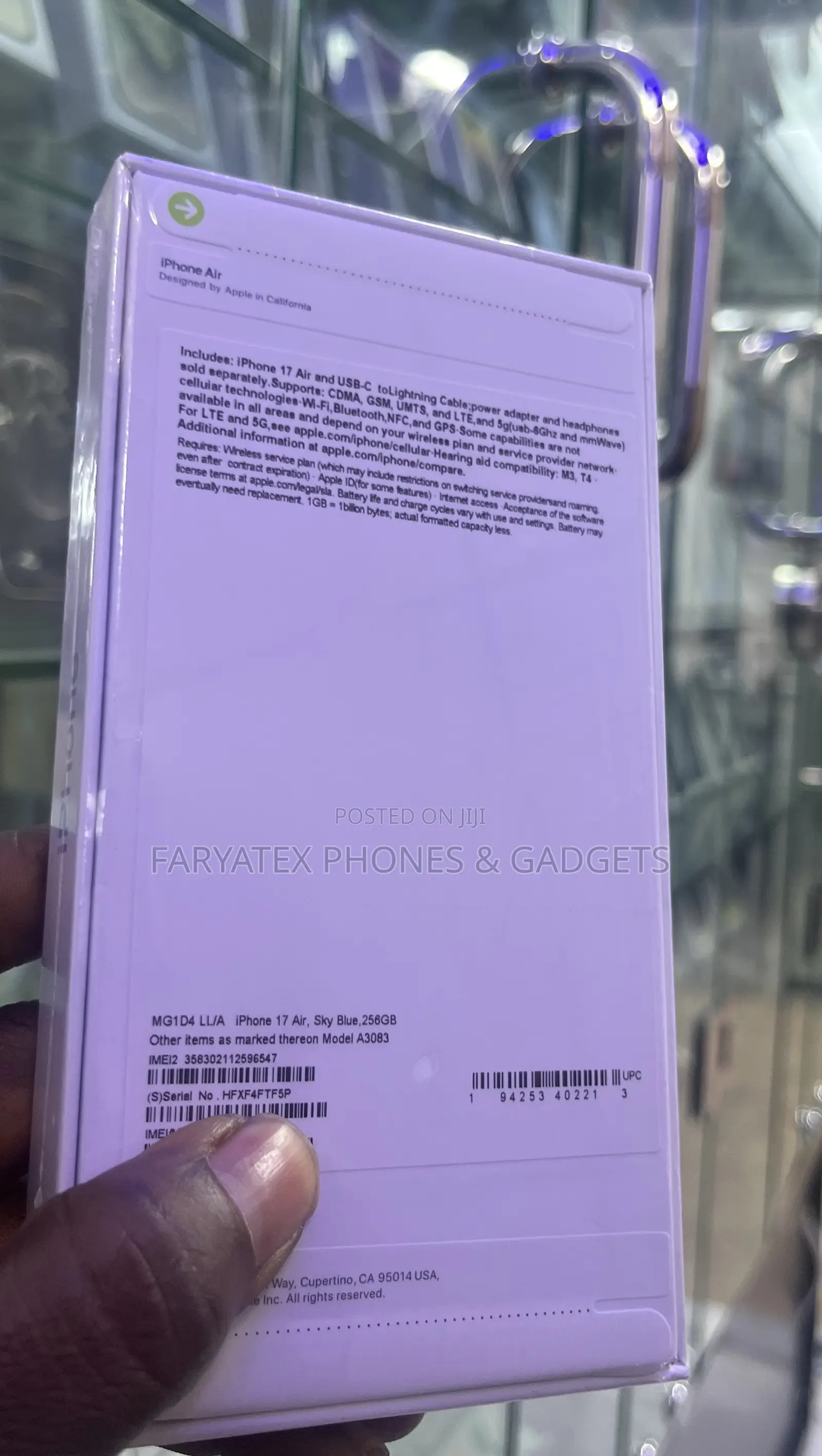 New Apple iPhone Air 256 GB Blue