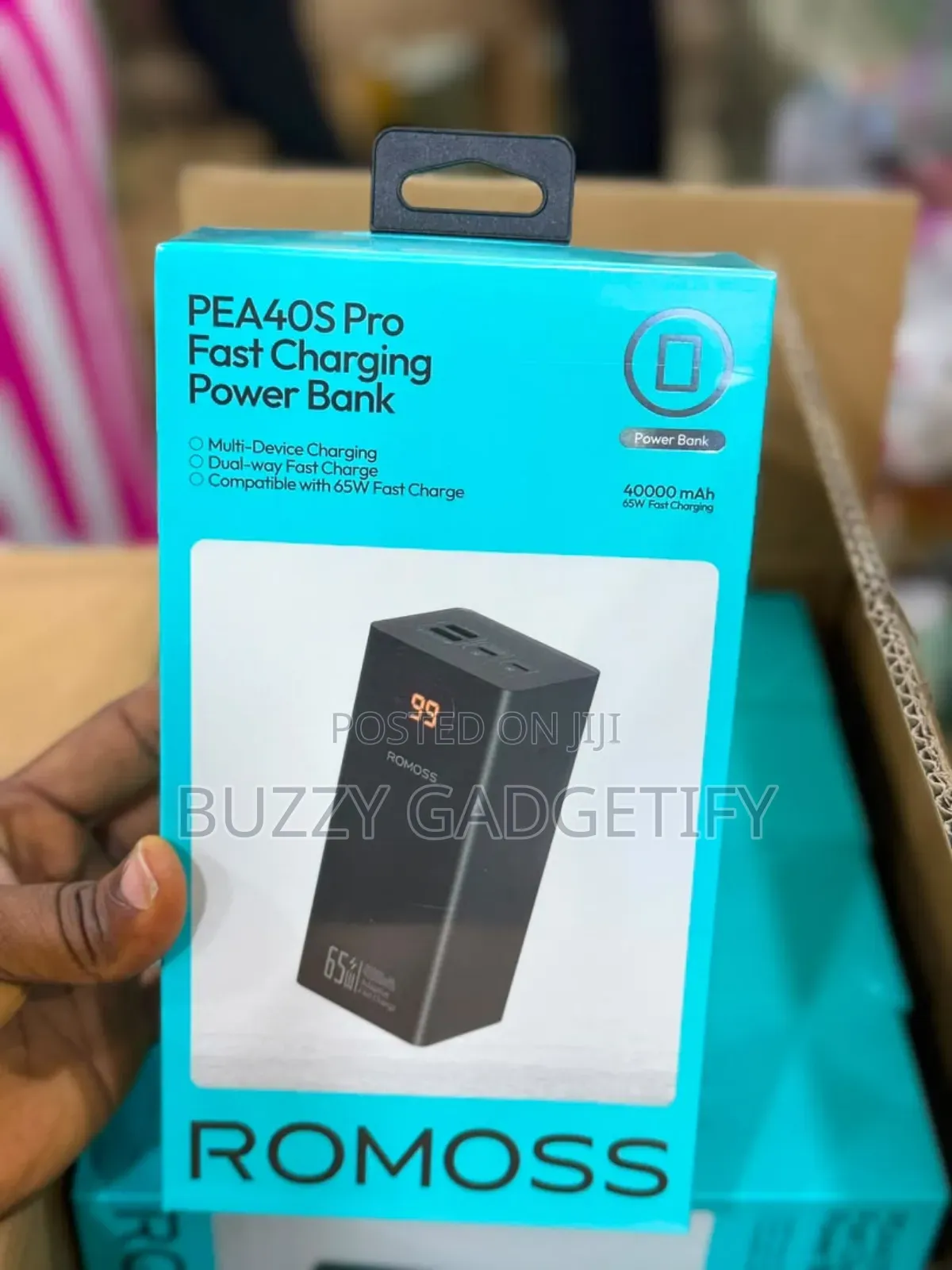 Romoss PEA40S Pro 65W Fast Charging Power Bank (40,000mAh)