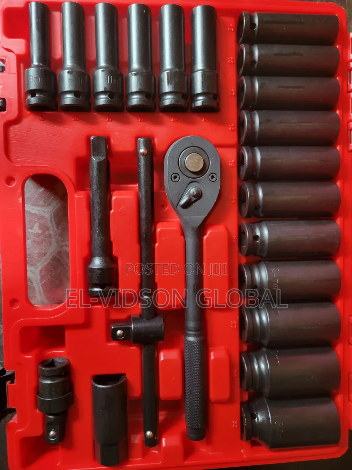 1/2-Inch Drive Metric Impact Deep Socket