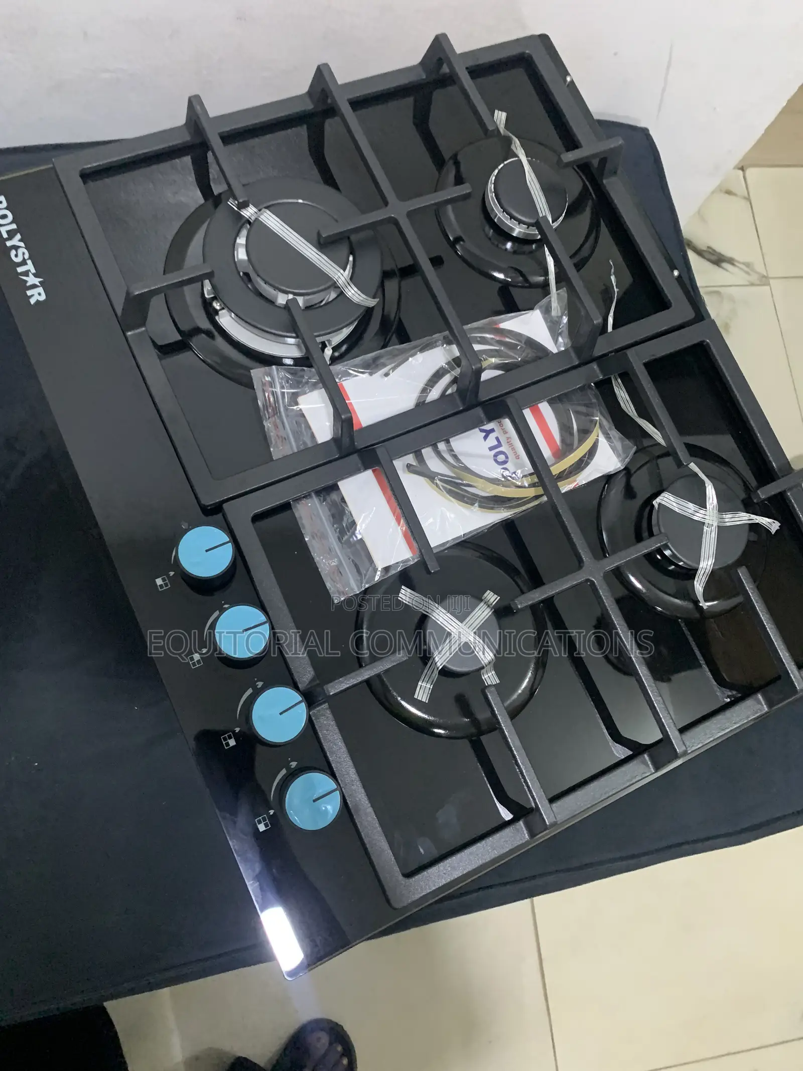 Polystar 4 Burner Built-in Gas Hob for Kitchen