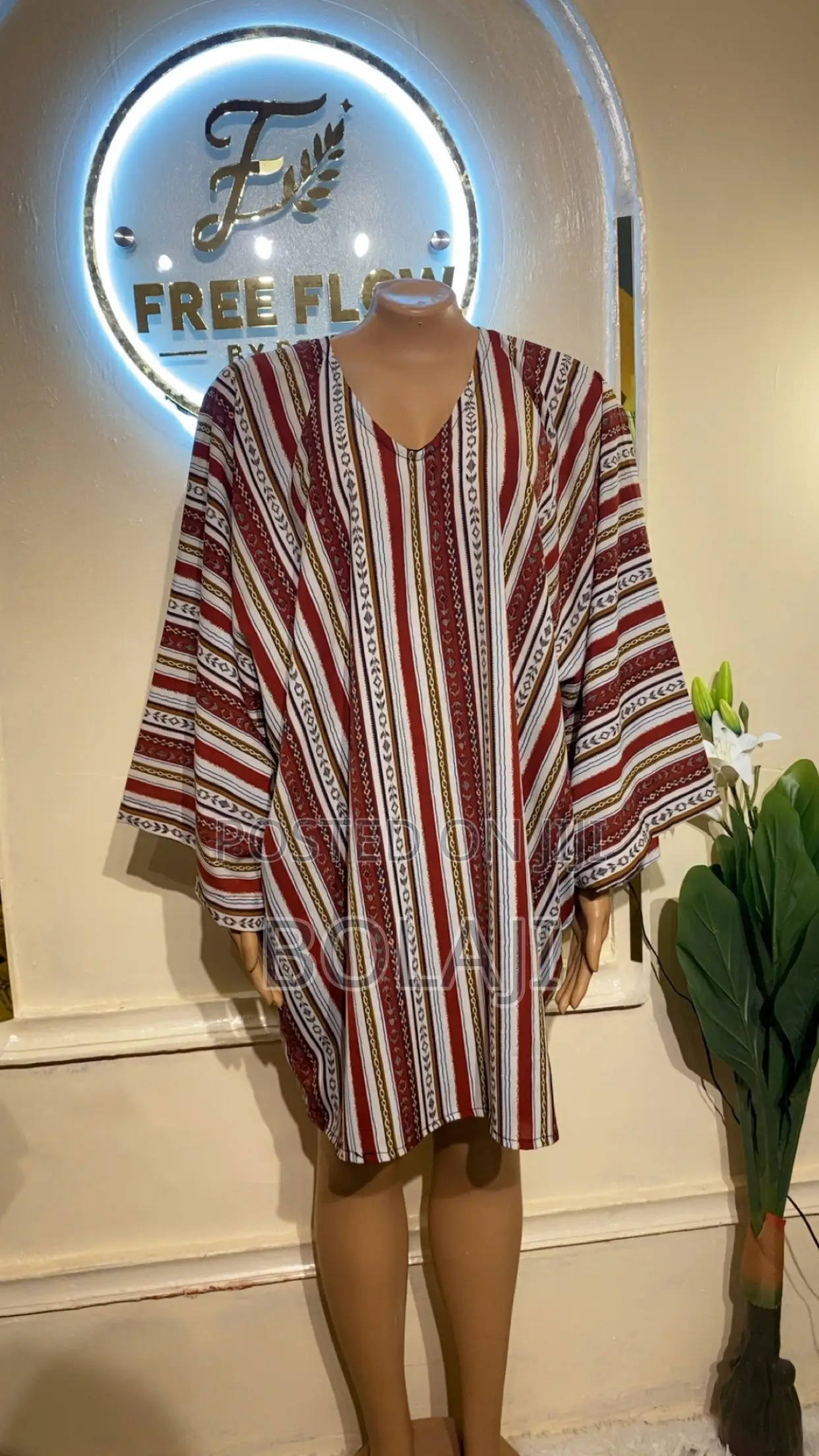 Stripe Bubu Mini Dress