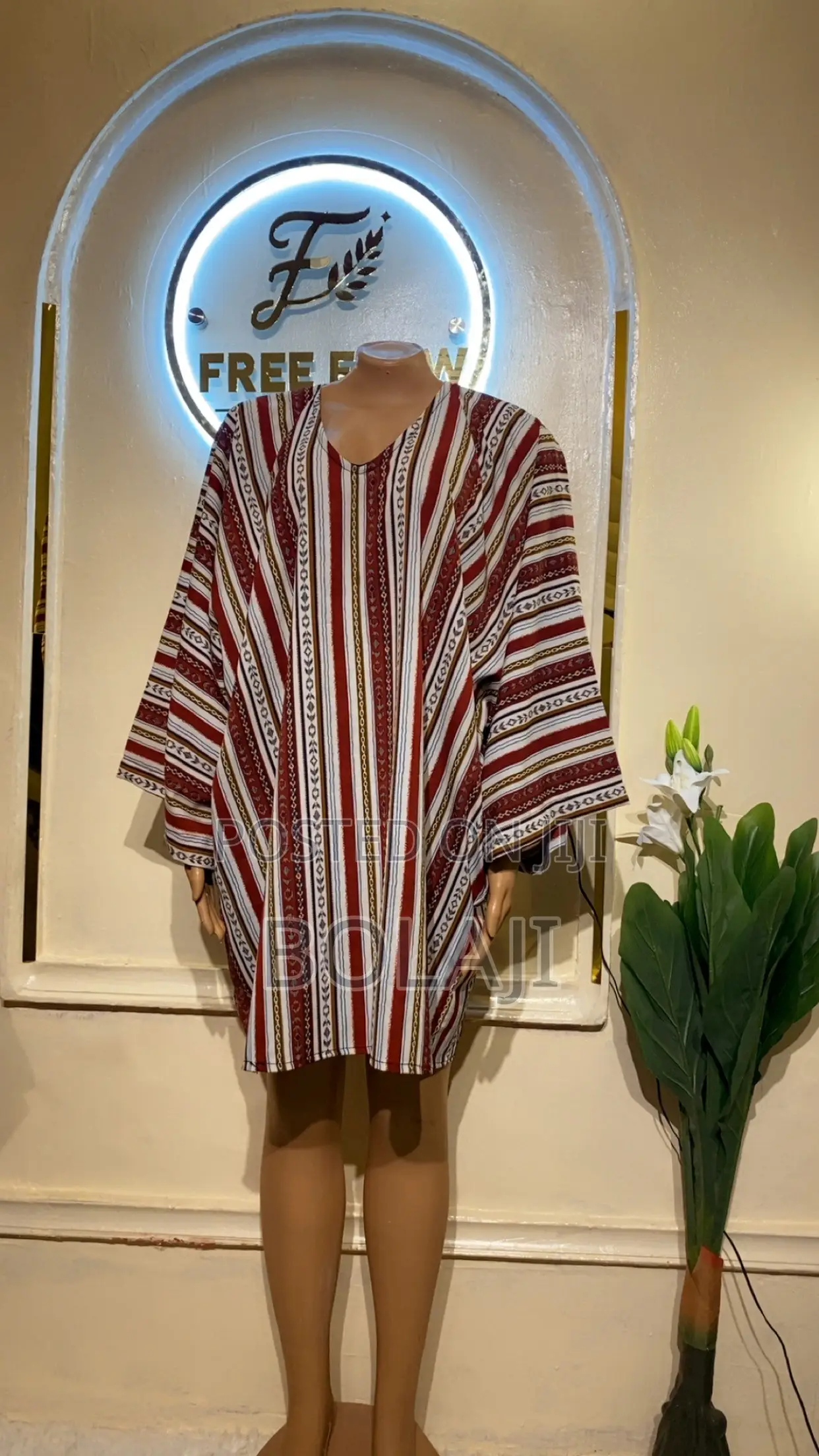 Stripe Bubu Mini Dress
