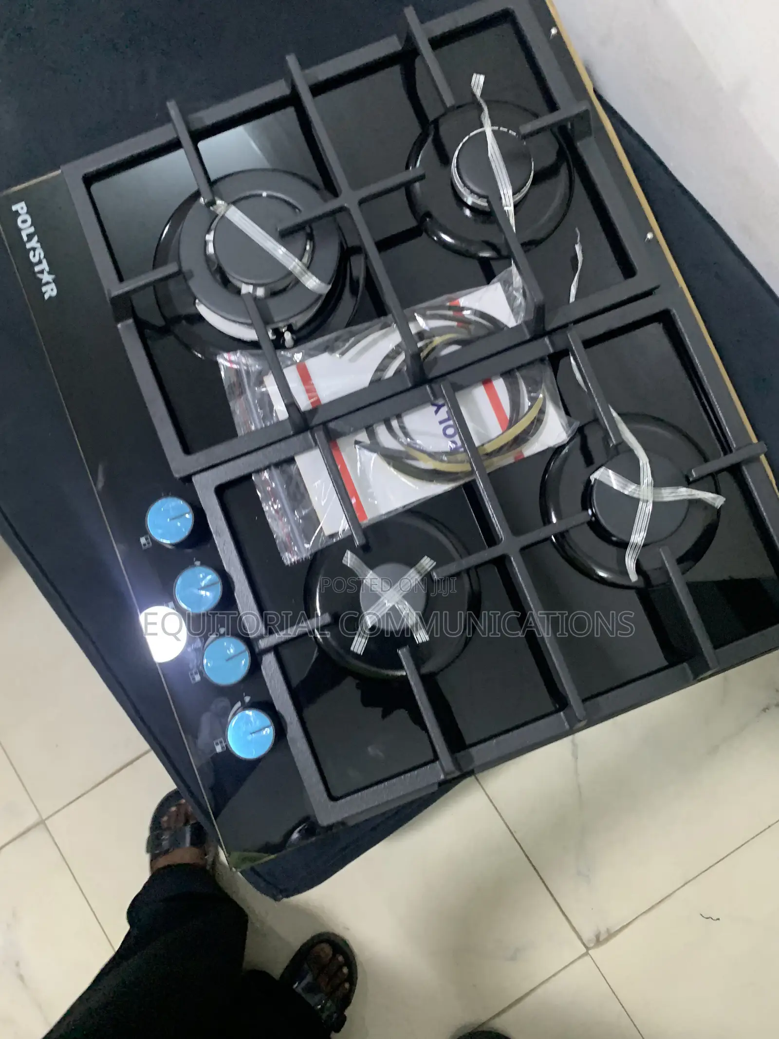 Polystar 4 Burner Gas Hob for Everyday Cooking