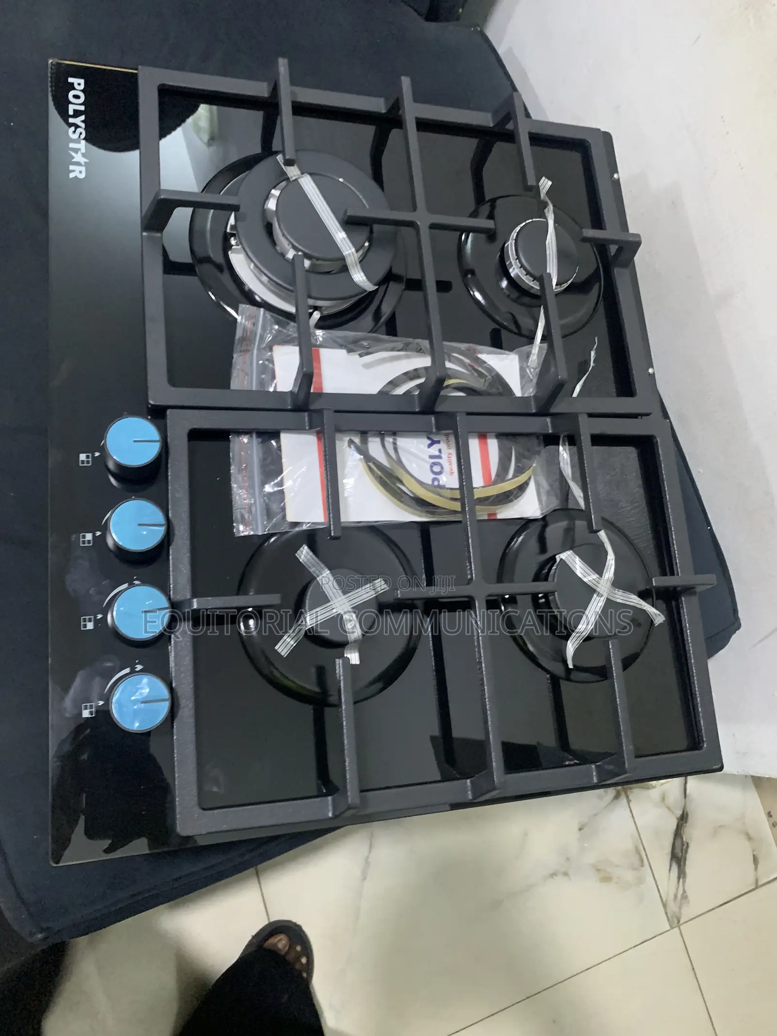Polystar 4 Burner Gas Hob for Everyday Cooking