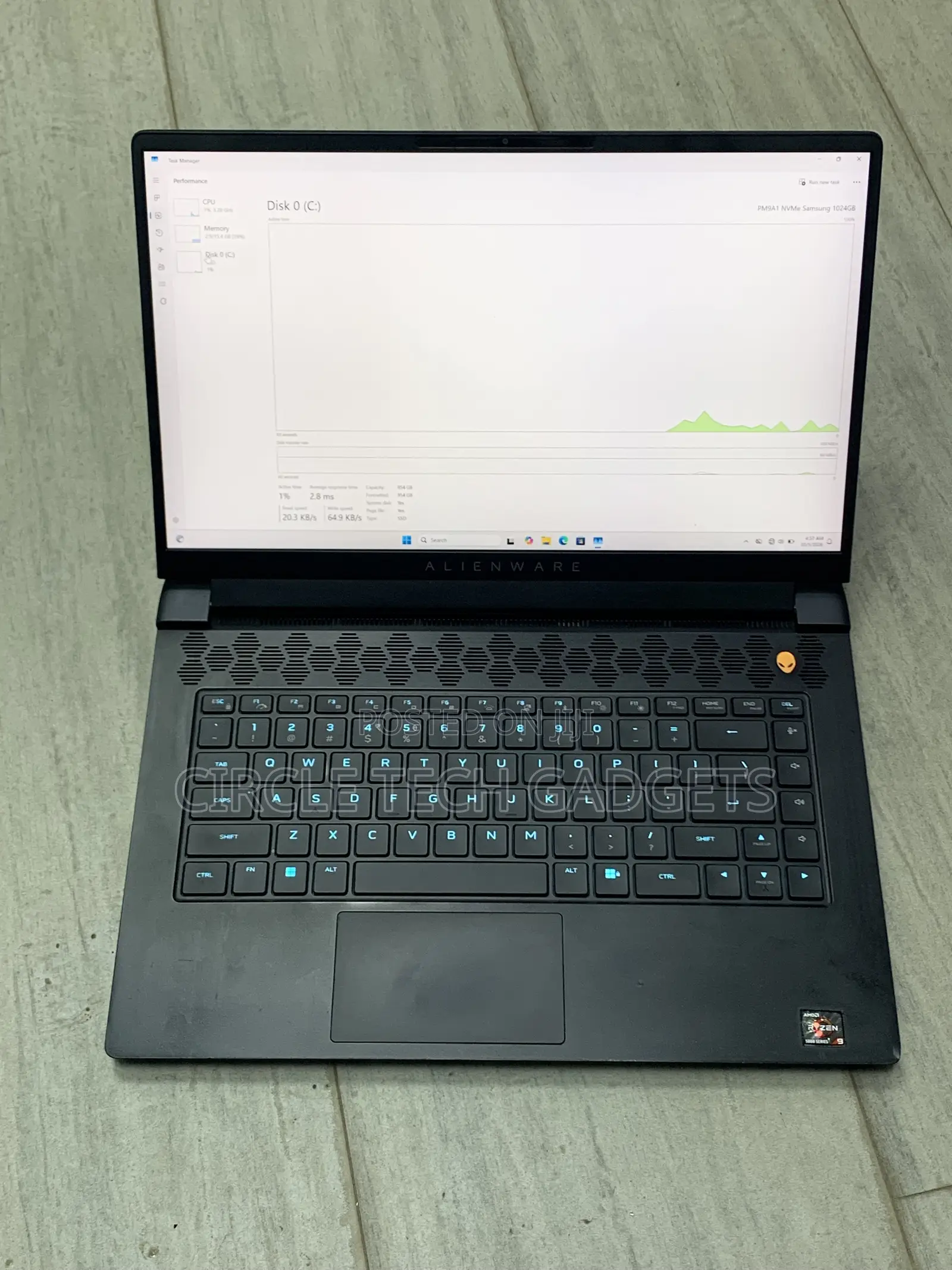 Laptop Alienware M15 R6 16GB AMD Ryzen 9 SSD 1T