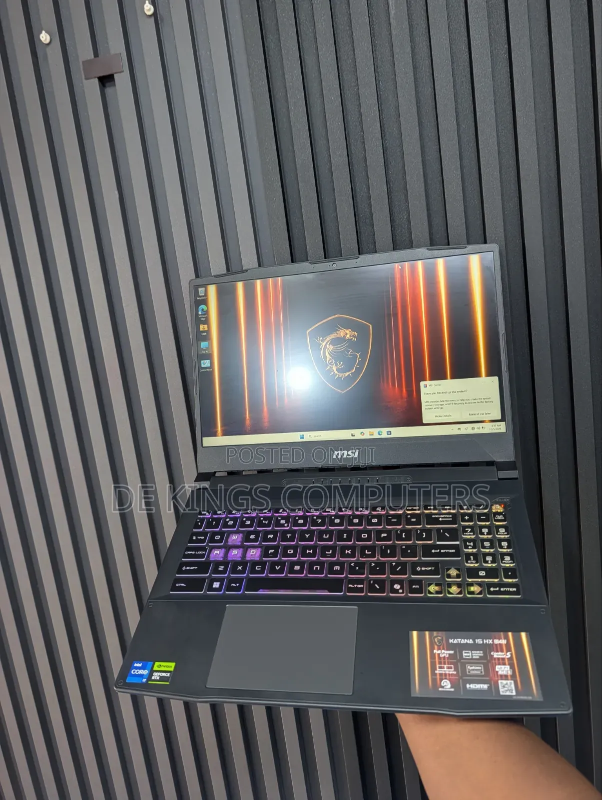 Laptop MSI Katana 15 16GB Intel Core i7 SSD 512GB