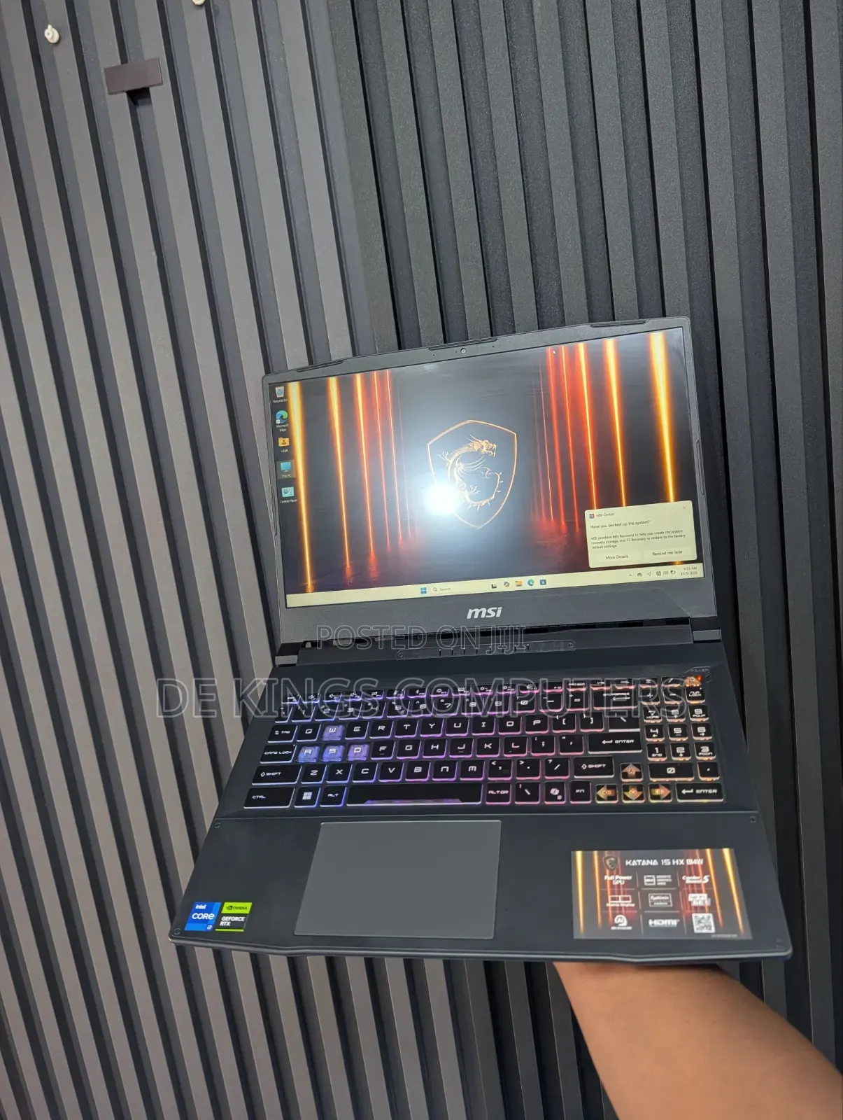 Laptop MSI Katana 15 16GB Intel Core i7 SSD 512GB