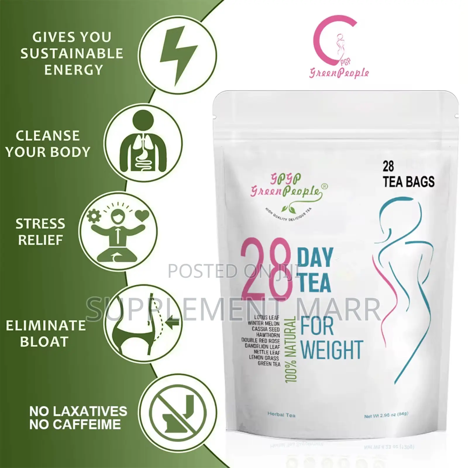 28 Day Skinny Tea for Weight Loss 100% Natural