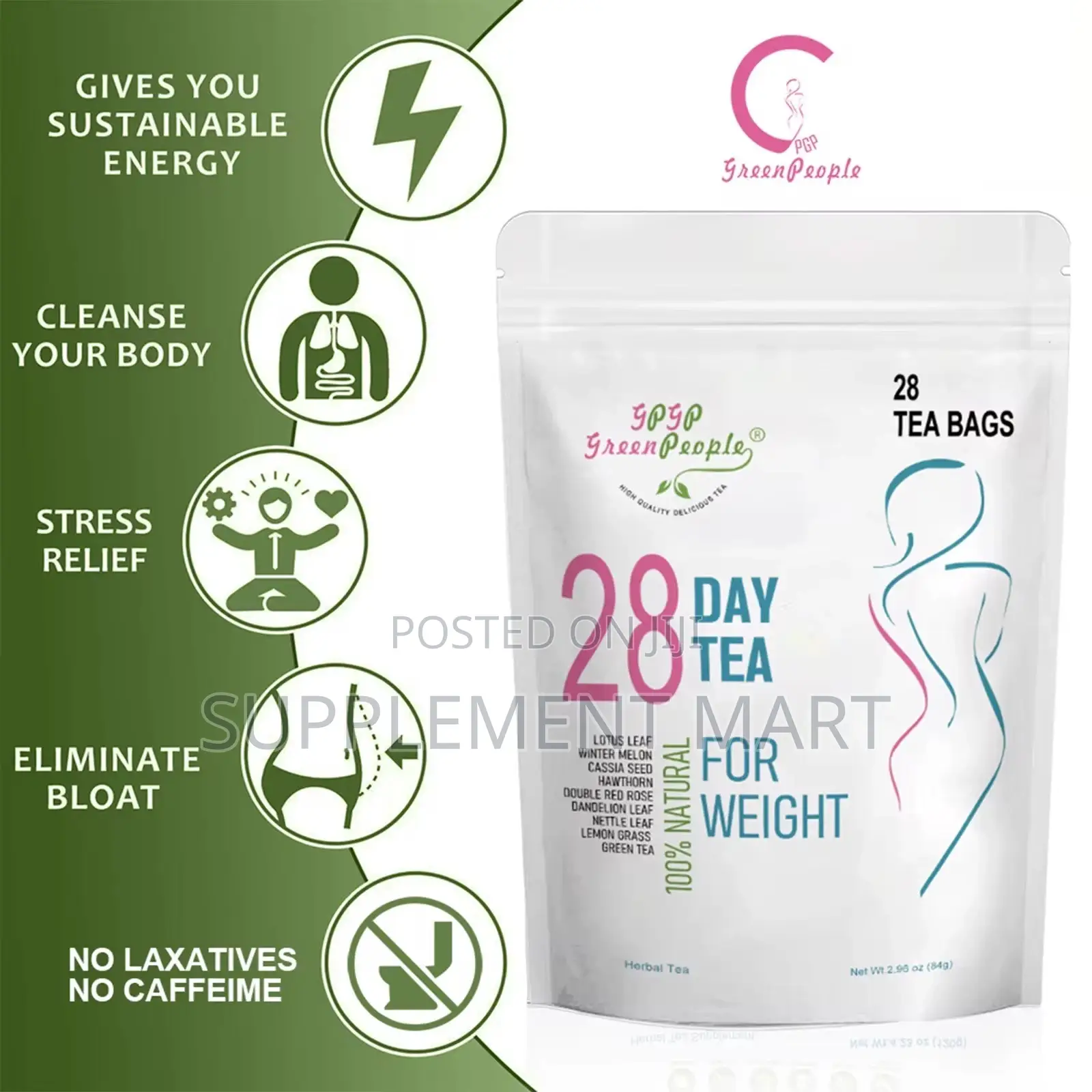 28 Day Skinny Tea for Weight Loss 100% Natural