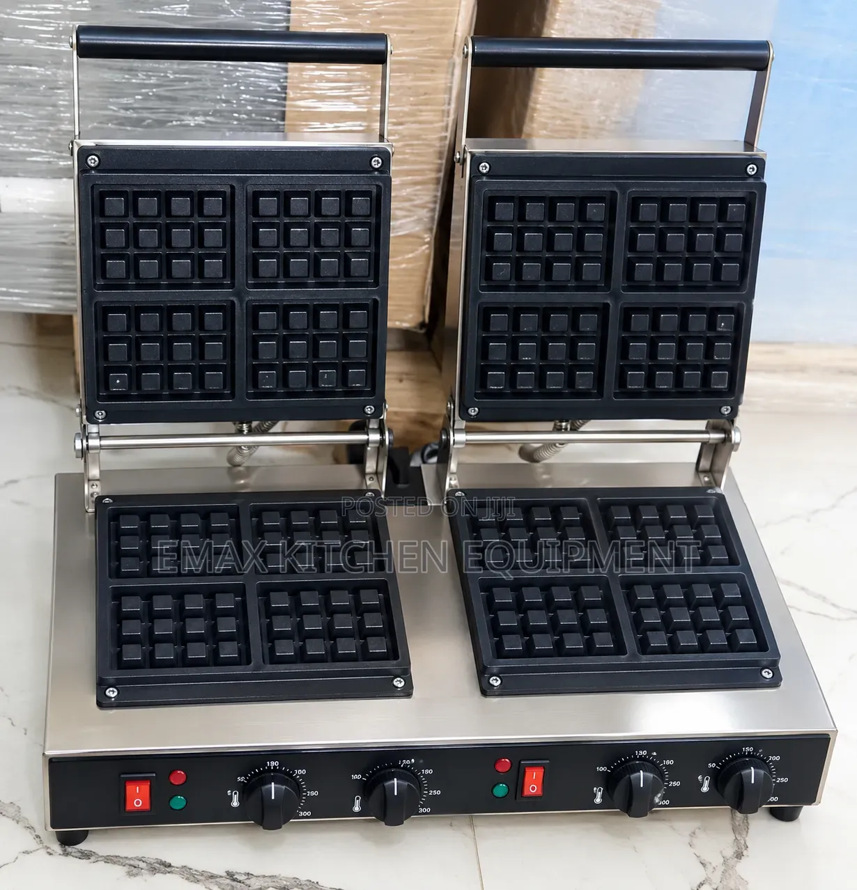 Double Waffle Maker Square