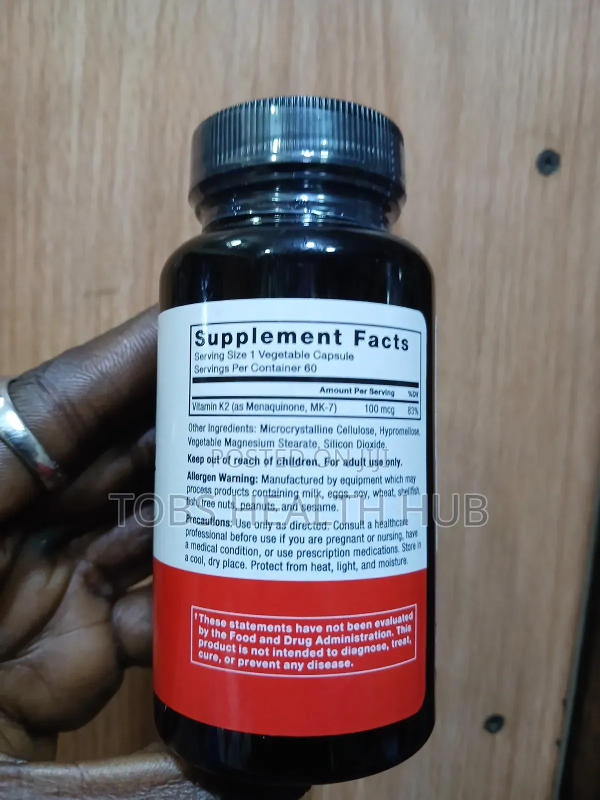 Force Factor MK-7 Vitamin K2 100mcg - 60 Vegan Capsules