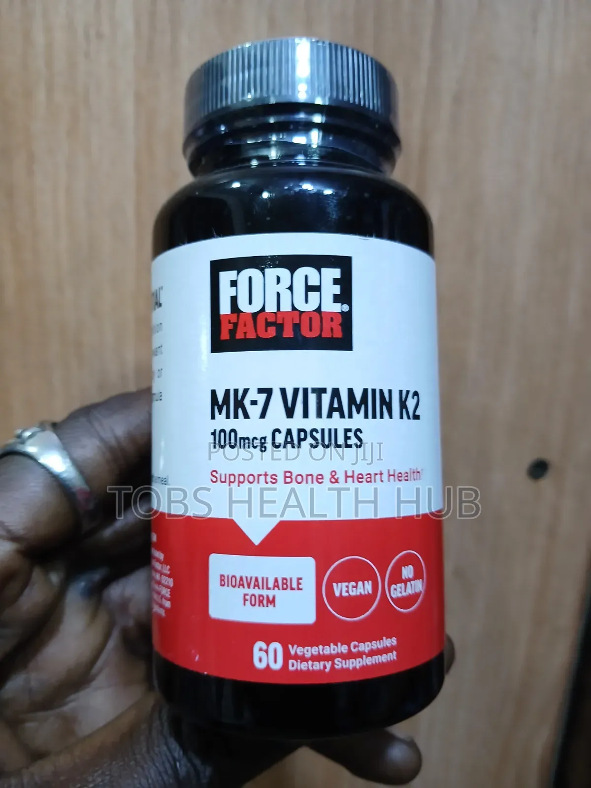 Force Factor MK-7 Vitamin K2 100mcg - 60 Vegan Capsules