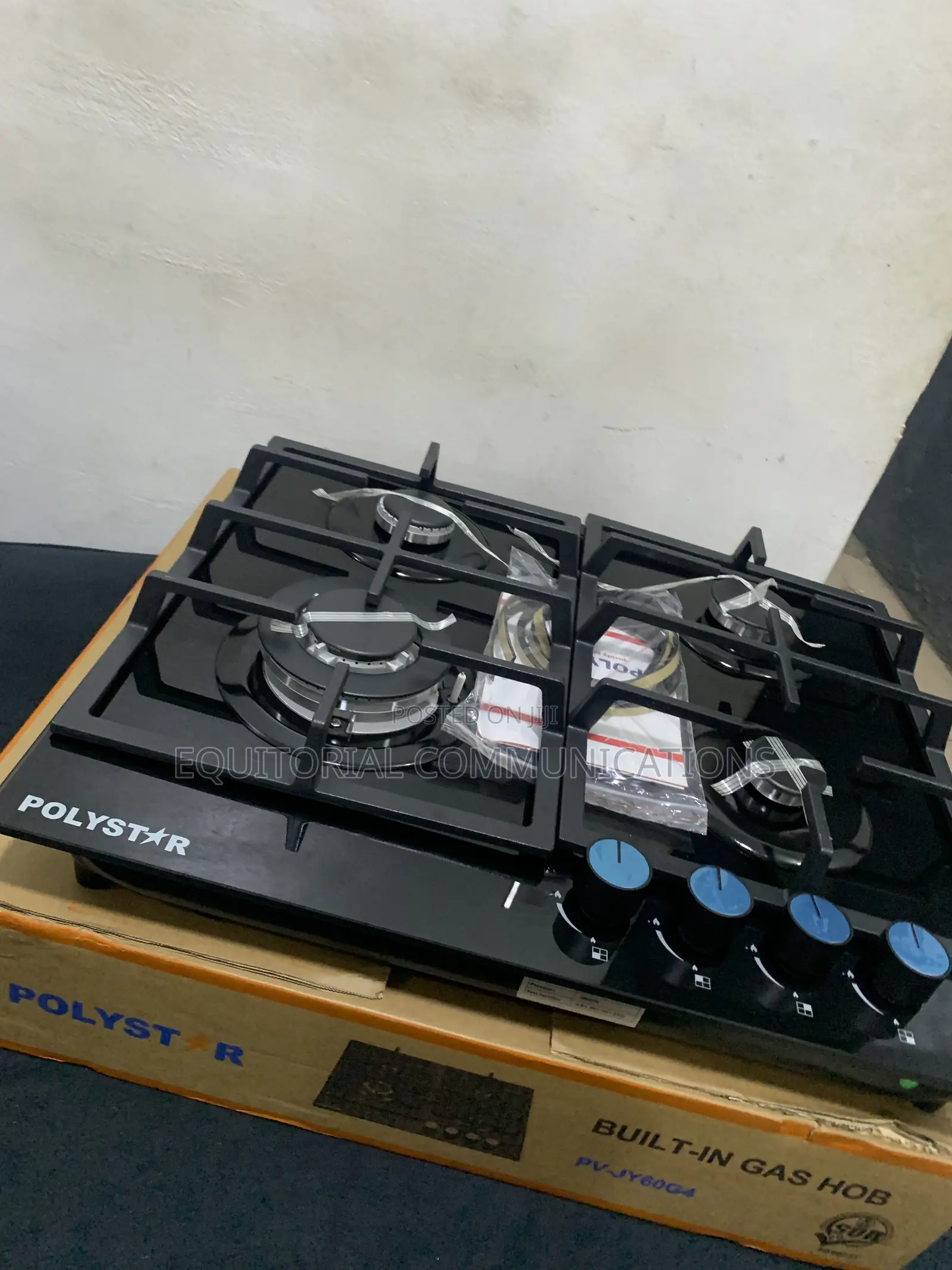 Polystar PV-JY60G4 4 Burner Gas Hob for Home Cooking