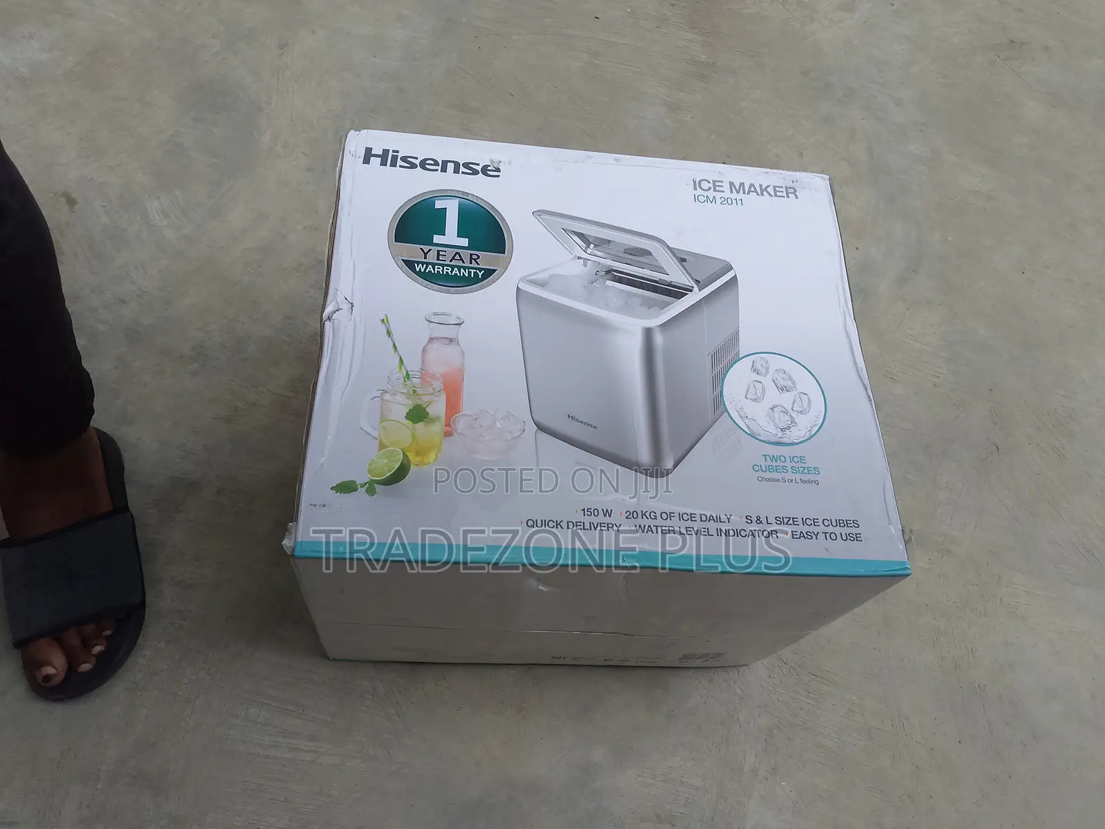 Ice Maker by Hisense – 20kg 150W Commercial Unit