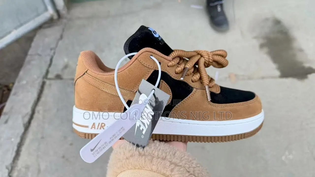 Nike Air Force Luxury Men’s Suede Sneakers – Fully Boxed