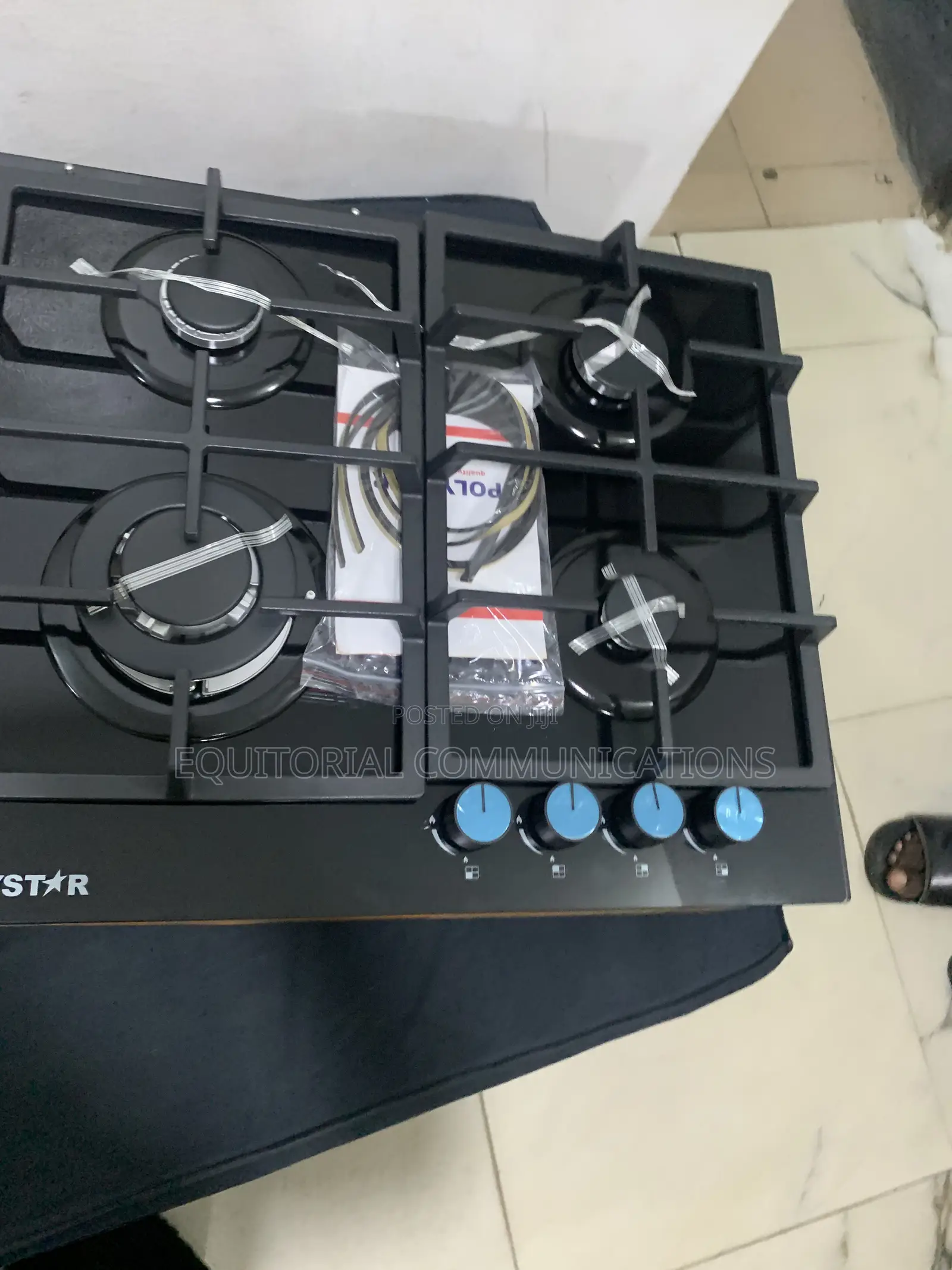 Polystar 4 Burner Gas Hob for Family Kitchen Cooking