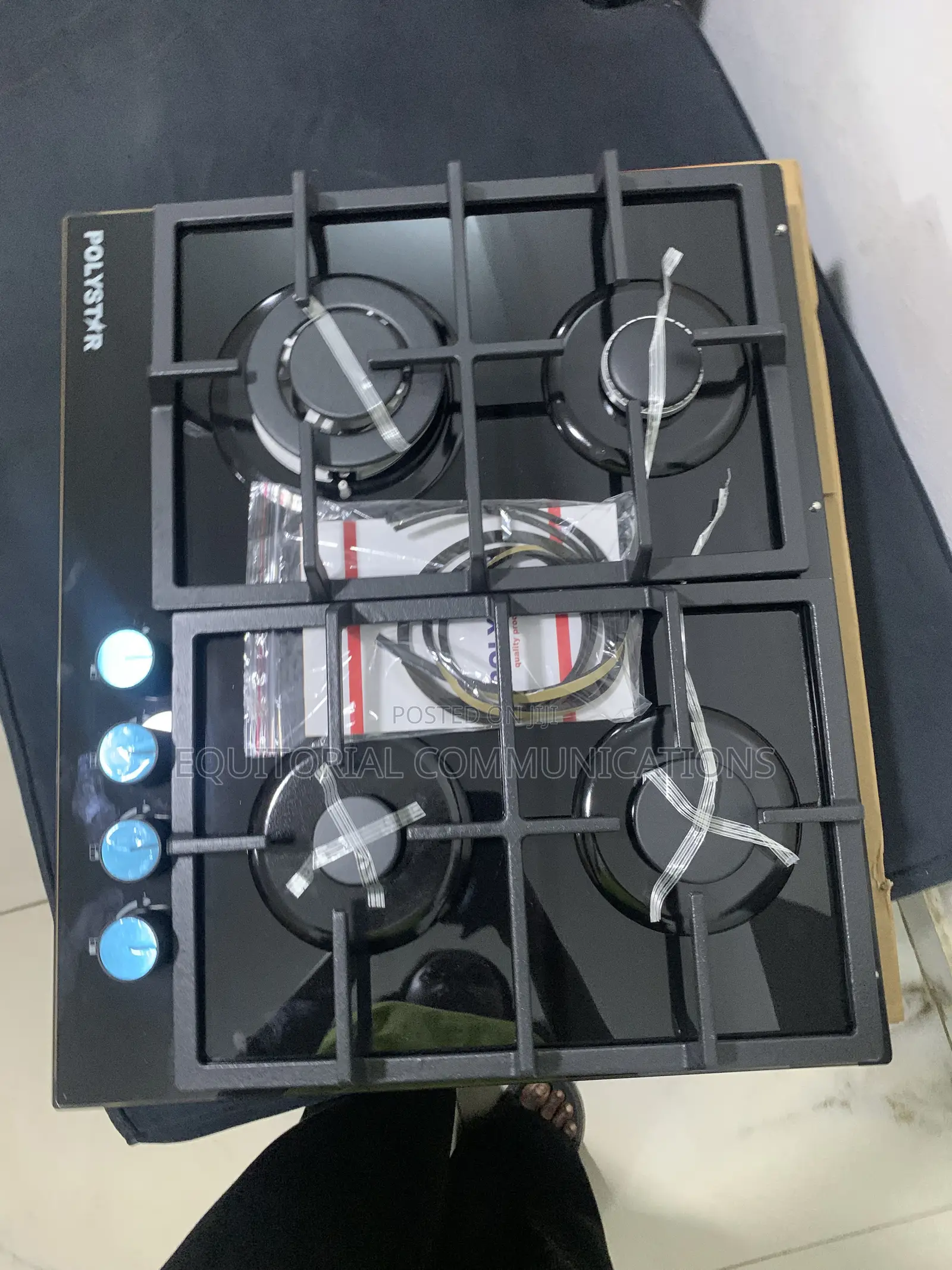 Polystar 4 Burner Gas Hob for Family Kitchen Cooking
