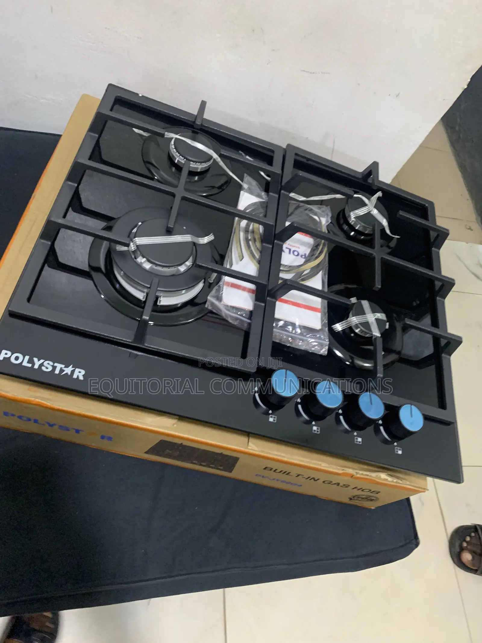 Polystar 4 Burner Gas Hob for Cooking Multiple Meals