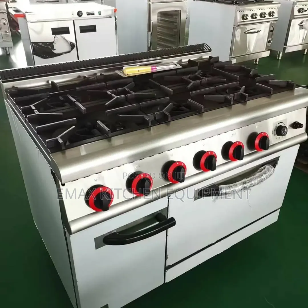 6 Burners Gas With Oven