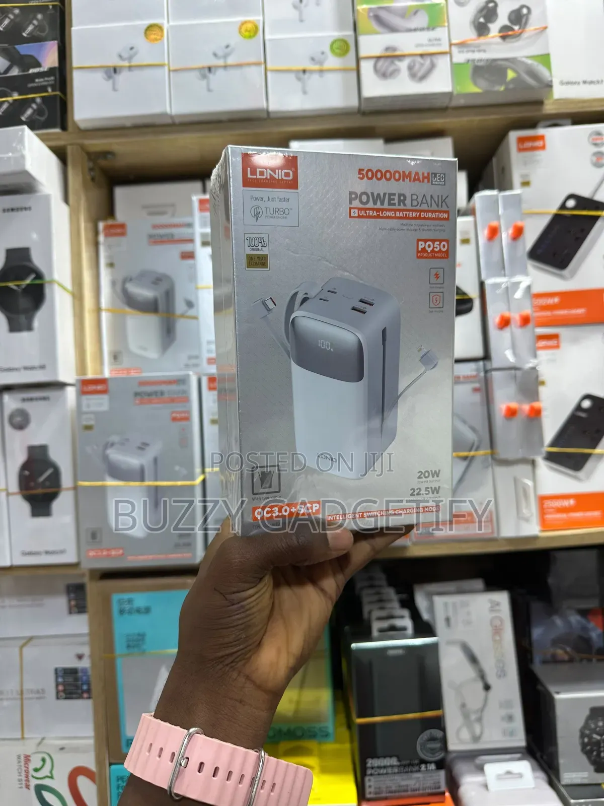 LDNIO PQ50 50,000mAh Ultra-Long Battery Duration Power Bank