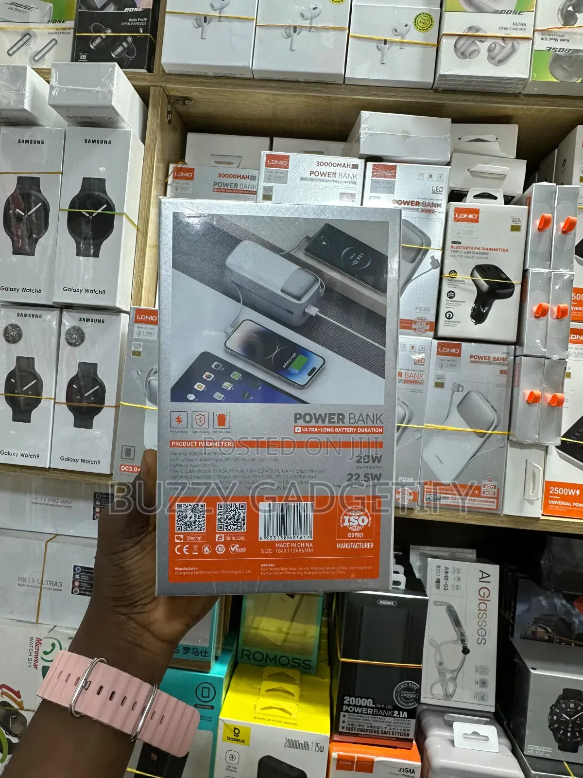 LDNIO PQ50 50,000mAh Ultra-Long Battery Duration Power Bank