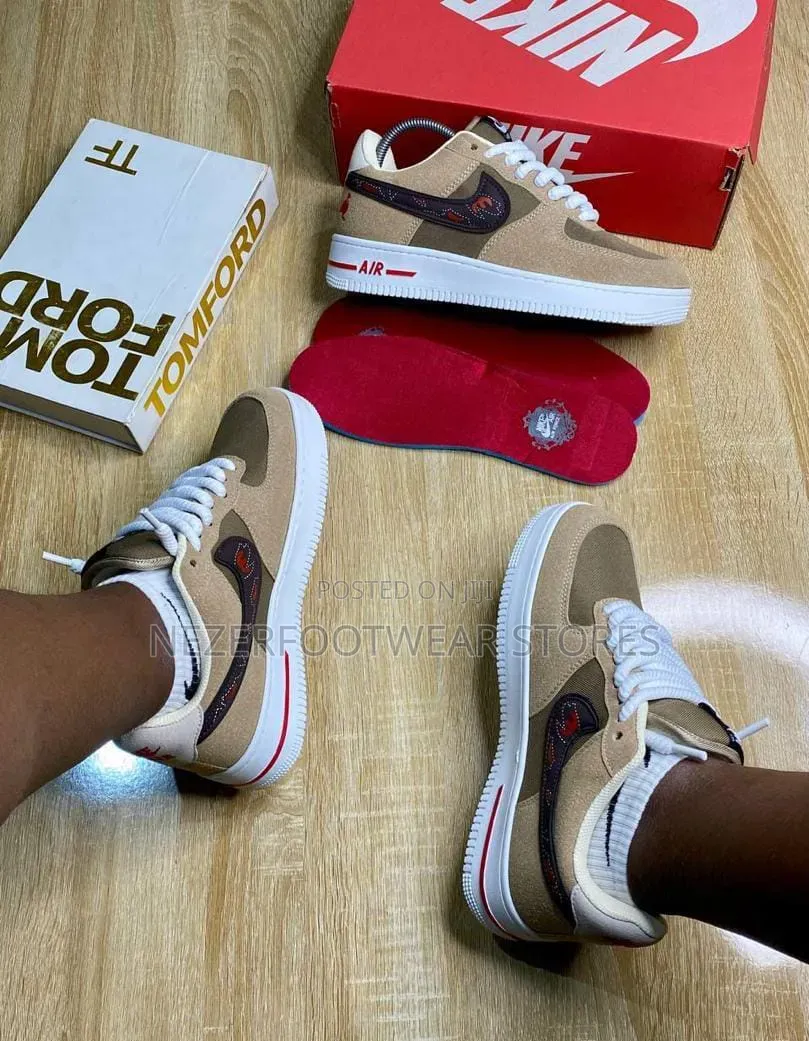 Nike Airforce 1 Carton Colour Sneakers.