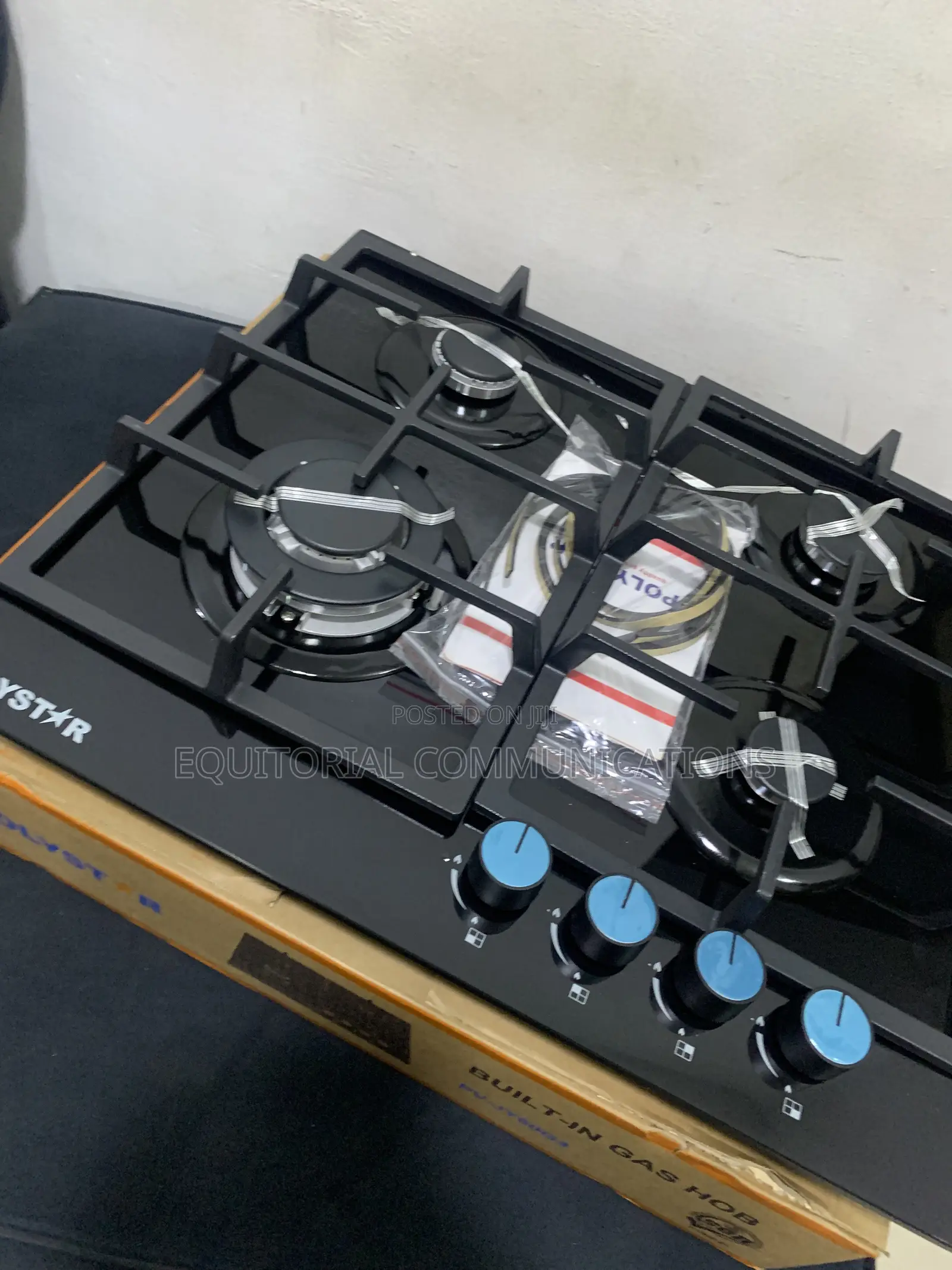 Polystar 4 Burner Gas Hob for Regular Kitchen Use - PV-JY60G4