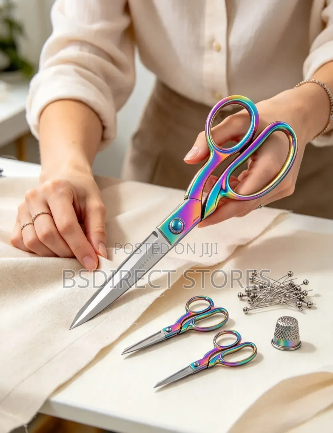 Milward Scissors Dressmaking and Embroidery Thimble and Pins